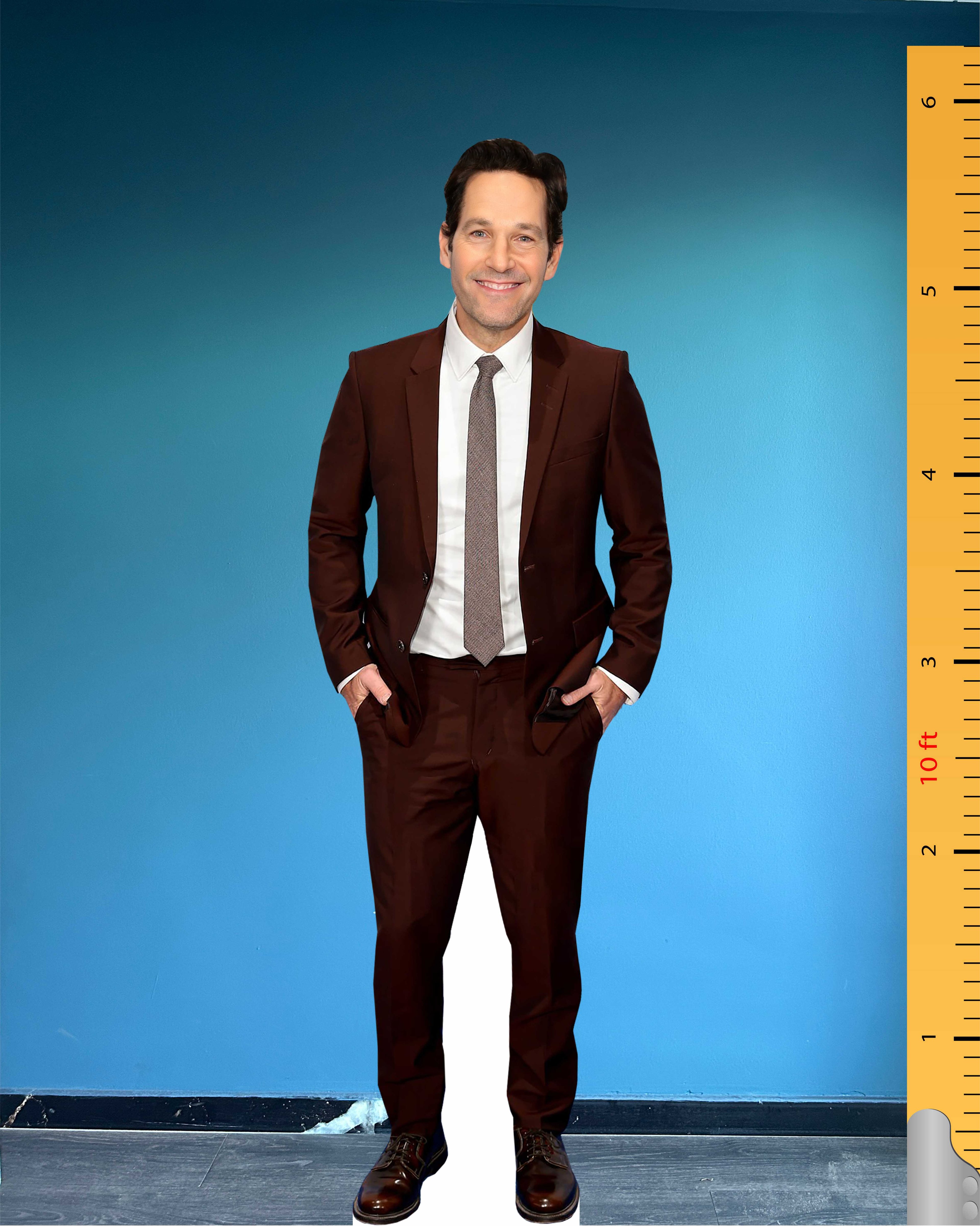 Paul Rudd Cardboard Cutout Model Life Size Plastic Stephen Rudd Standee 