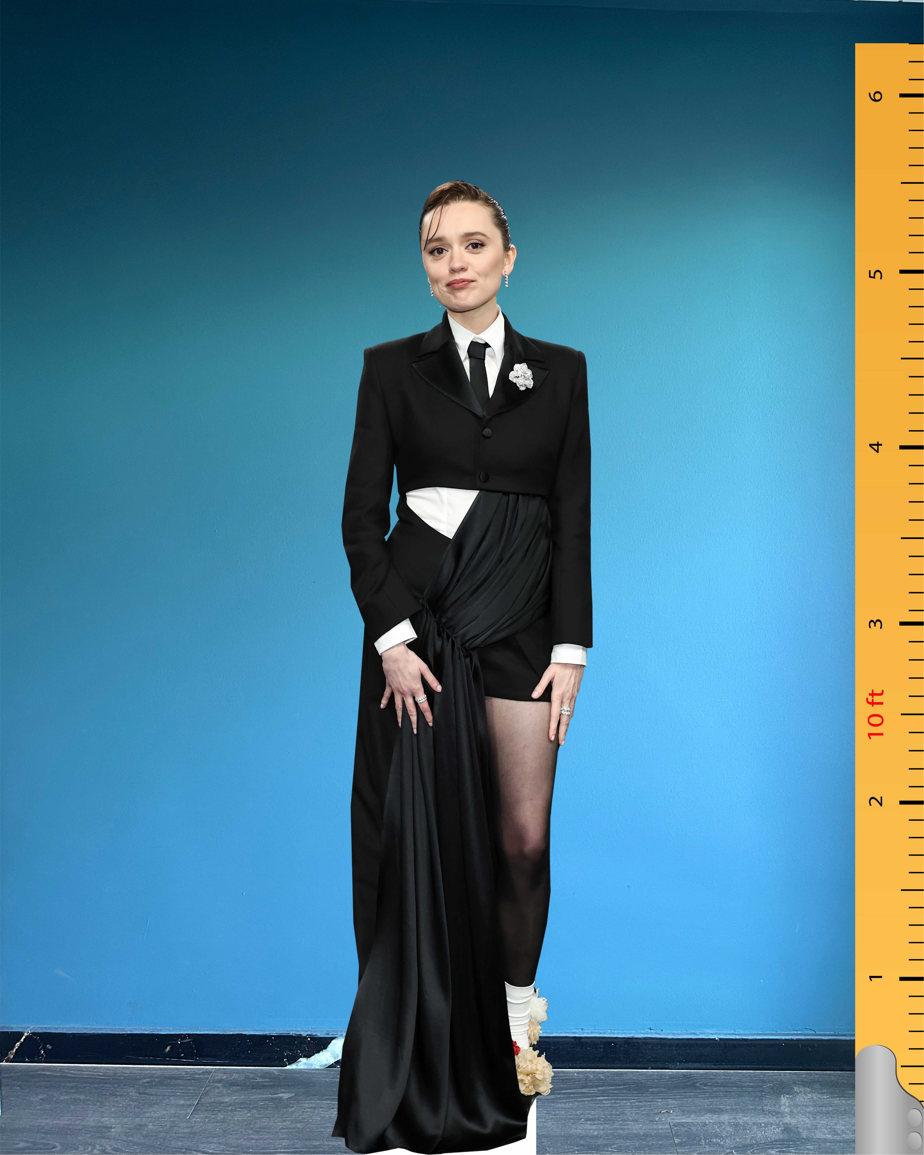 Aimee Lou Wood Cardboard Cutout Model Life Size Plastic Standee 