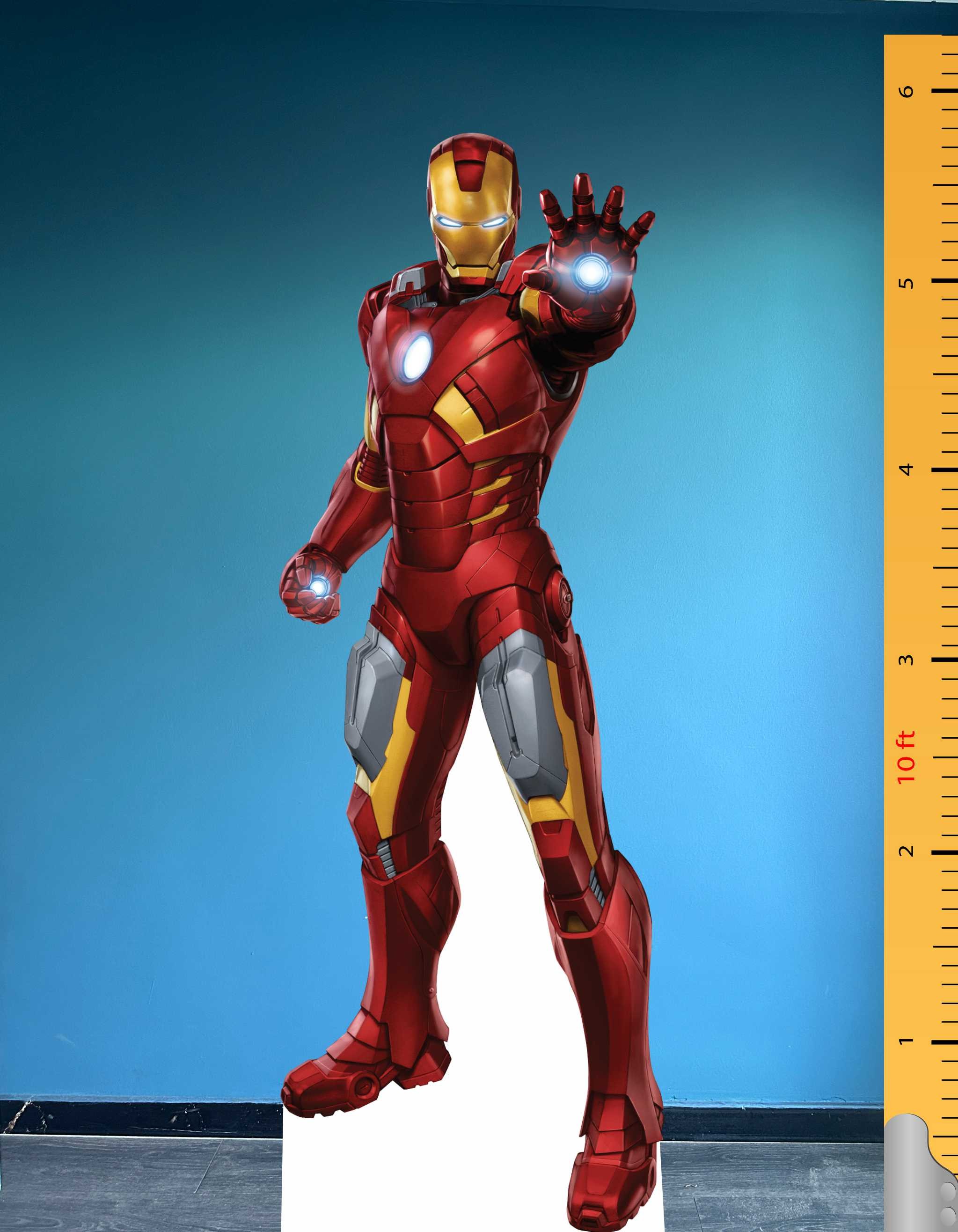 Iron Man Cardboard Cutout Model Life Size Standee iron Man Figure Mockup