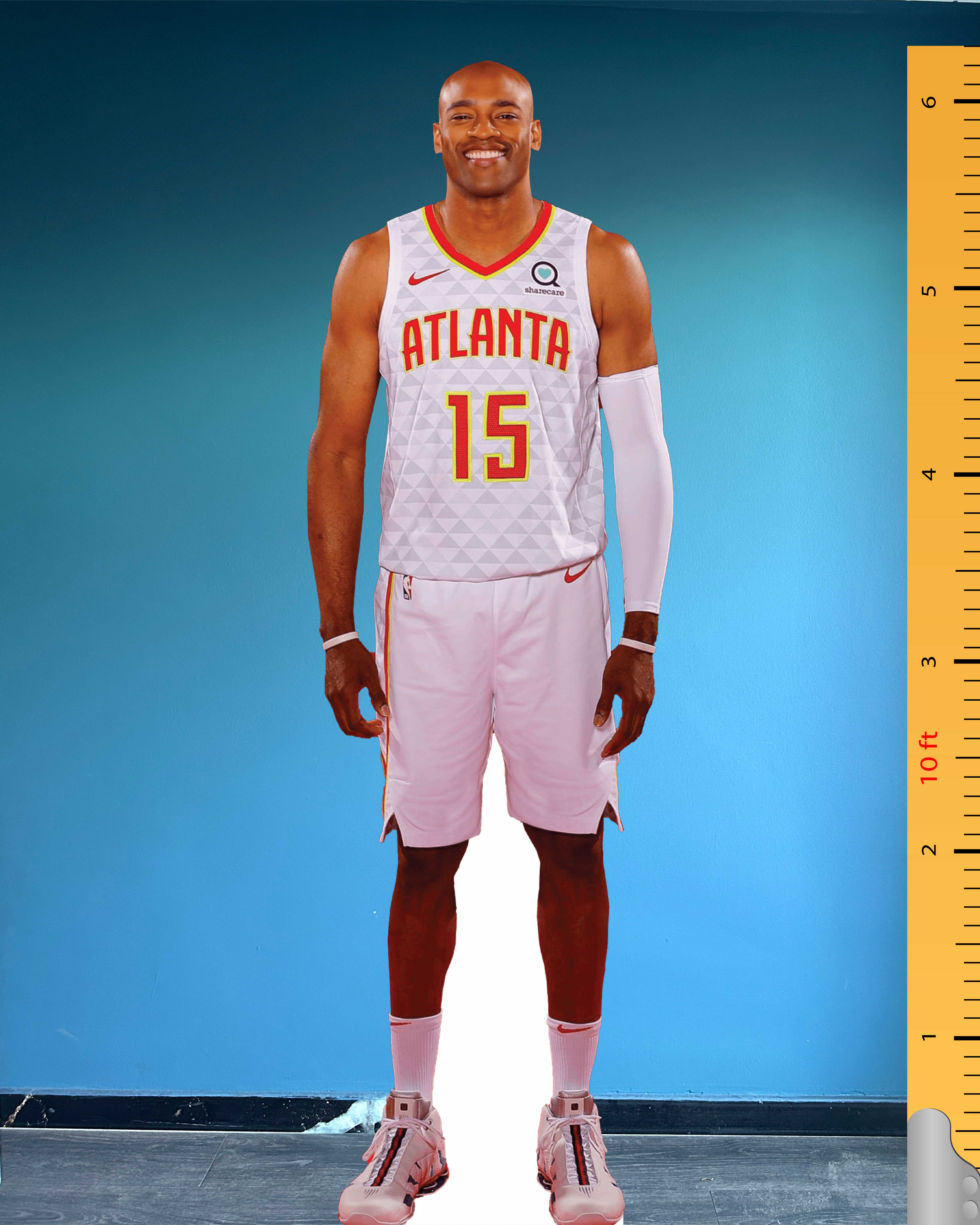 Vince Carter Cardboard Cutout Model Plastic Standee Atlanta Hawks Number 15