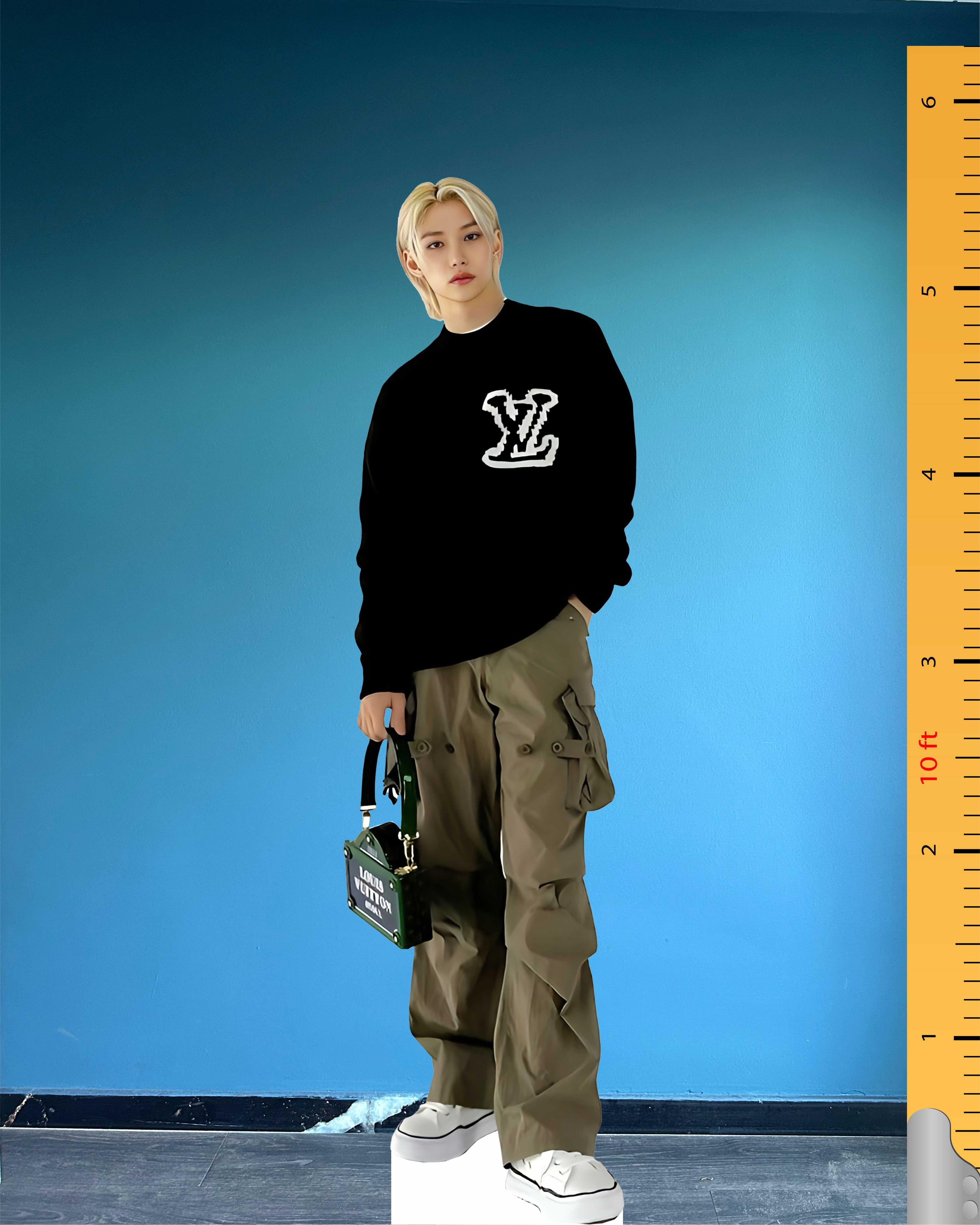 Felix Lee Know Cardboard Cutout Model Life Size Plastic Standee Stray Kids Rapper