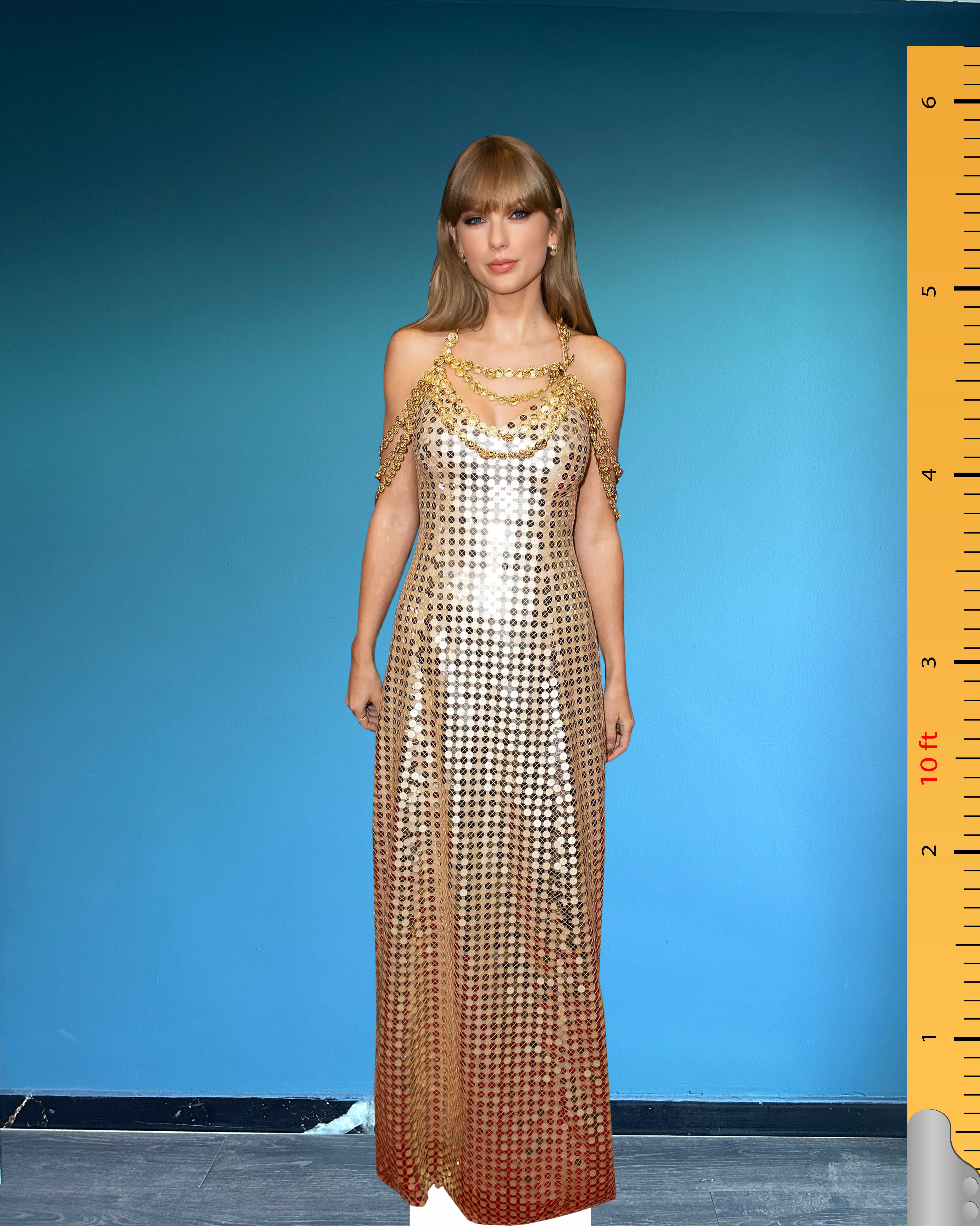 Taylor Swift Life Size Cardboard Cutout Model Standee Plastic Toronto Film Festival