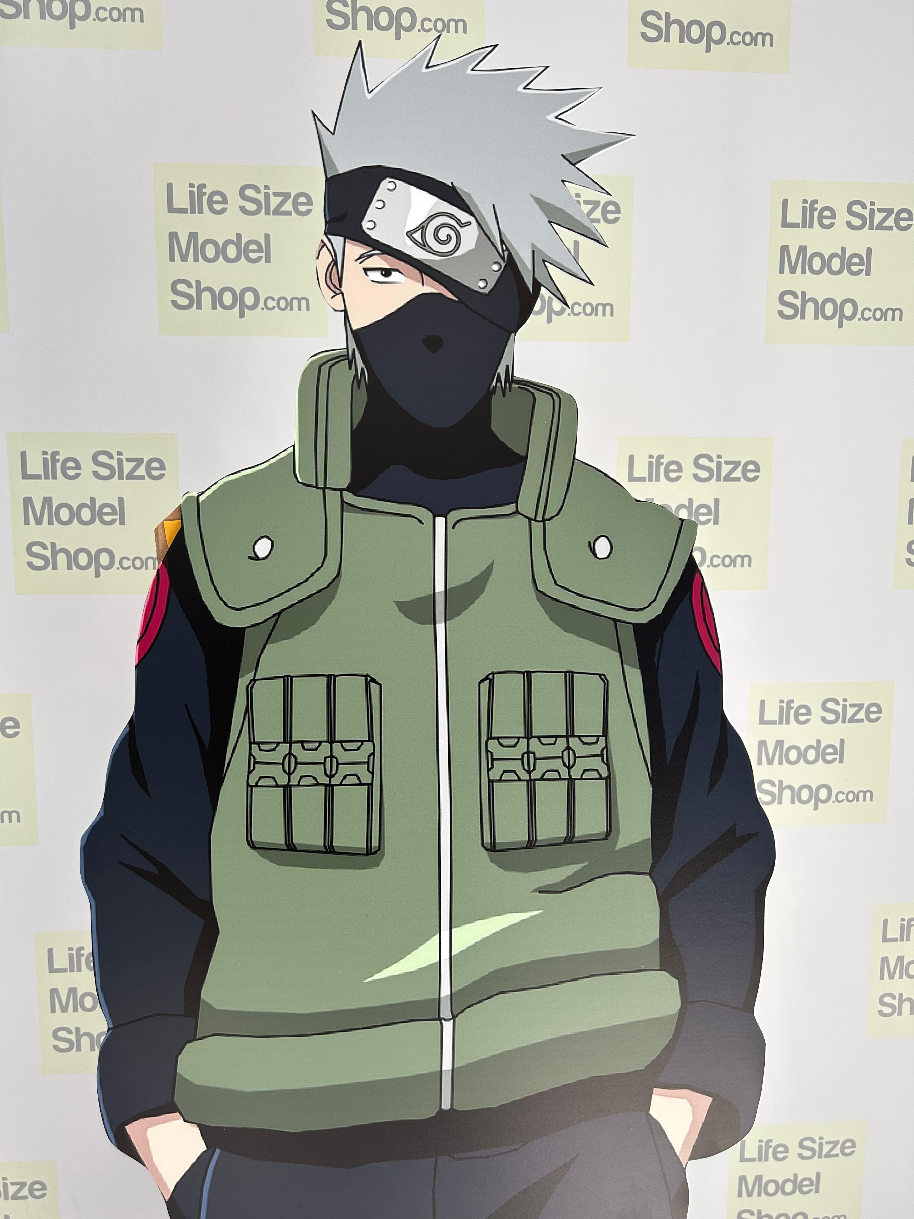 Kakashi Hatake Modèle en carton découpé Naruto Personnage fictif d'anime Standee