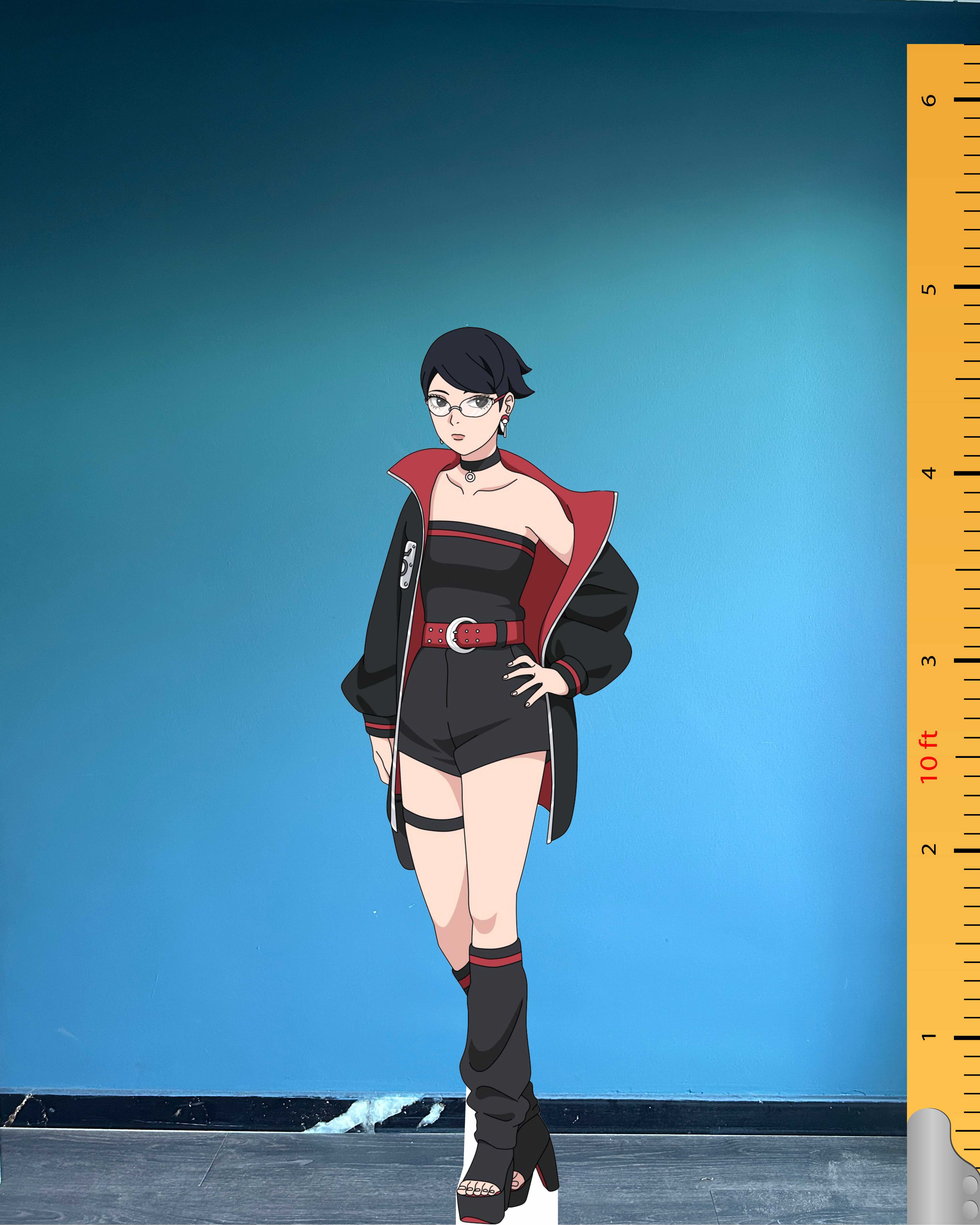 🌟 Sarada Uchiha Life Size Cardboard Cutout – Boruto: Naruto Next Generations Character Standee