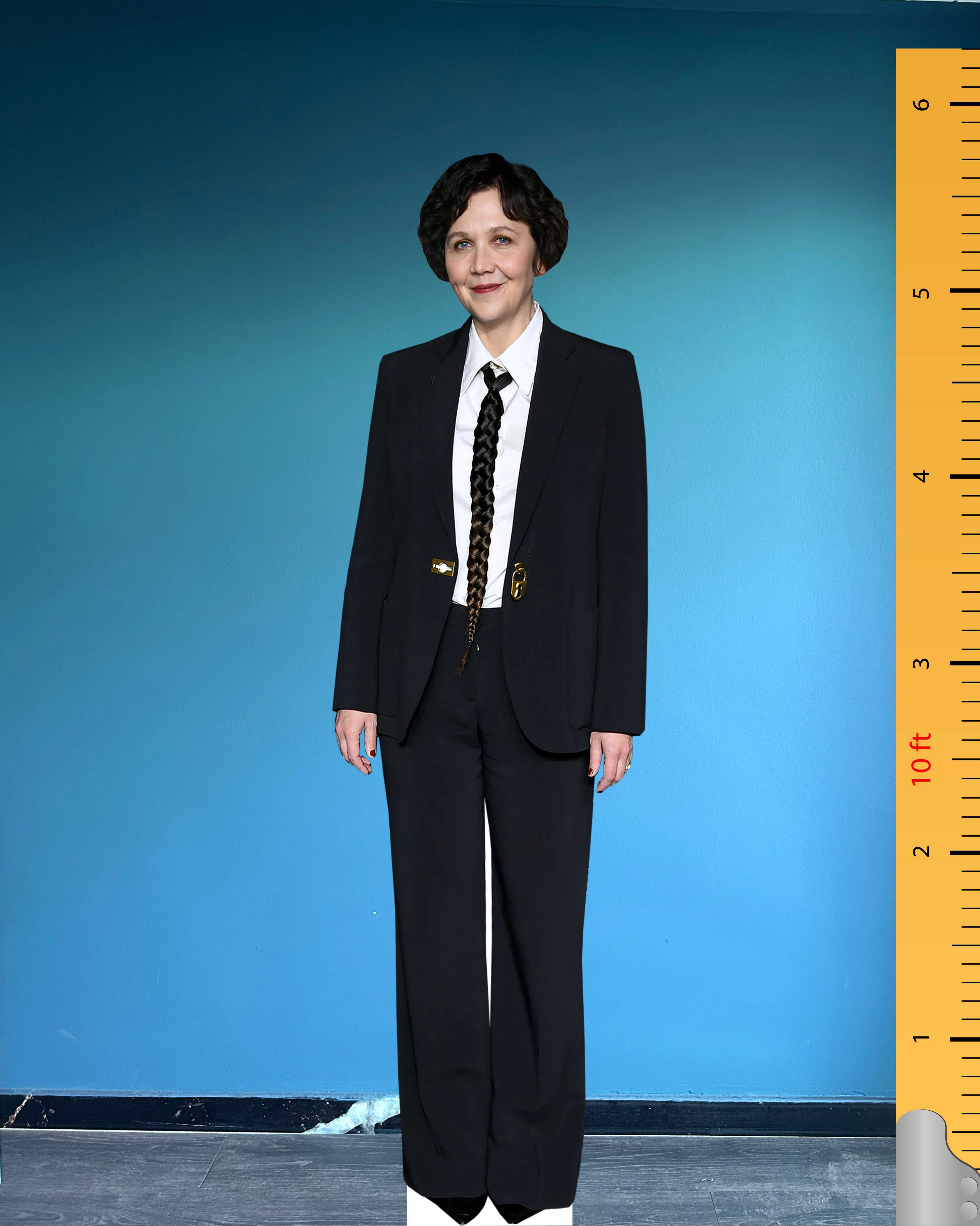🎬 Maggie Gyllenhaal Life Size Cardboard Cutout – 2025 Venice International Film Festival Edition 🌊✨