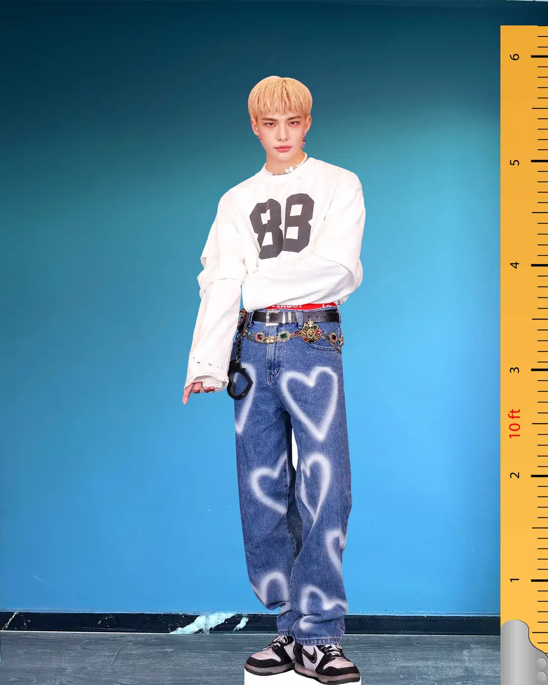 Hyunjin Life Size Cardboard Cutout Model – Stray Kids MAXIDENT K