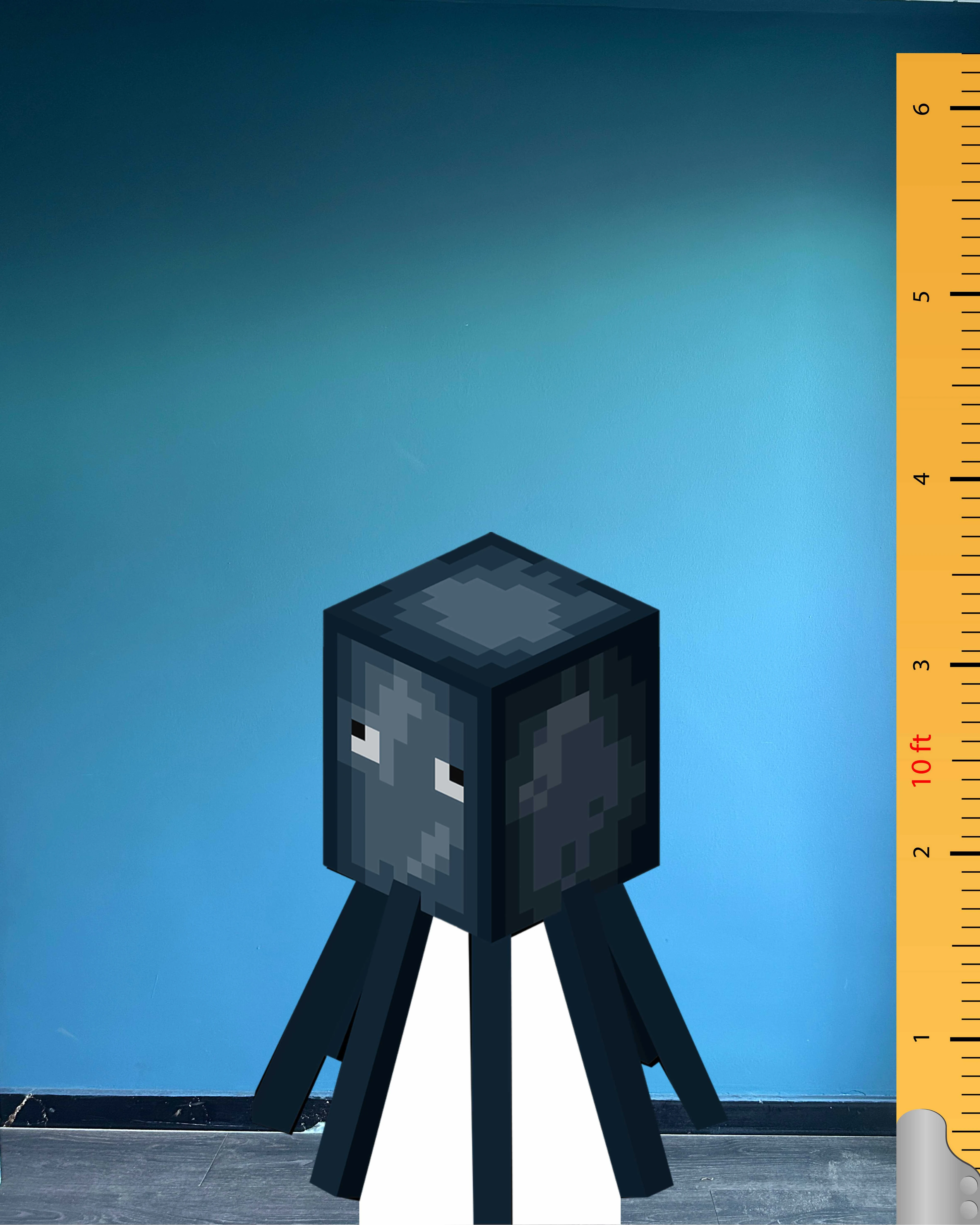 🎮 Minecraft Squid Life Size Cardboard Cutout – Ocean Adventure Edition