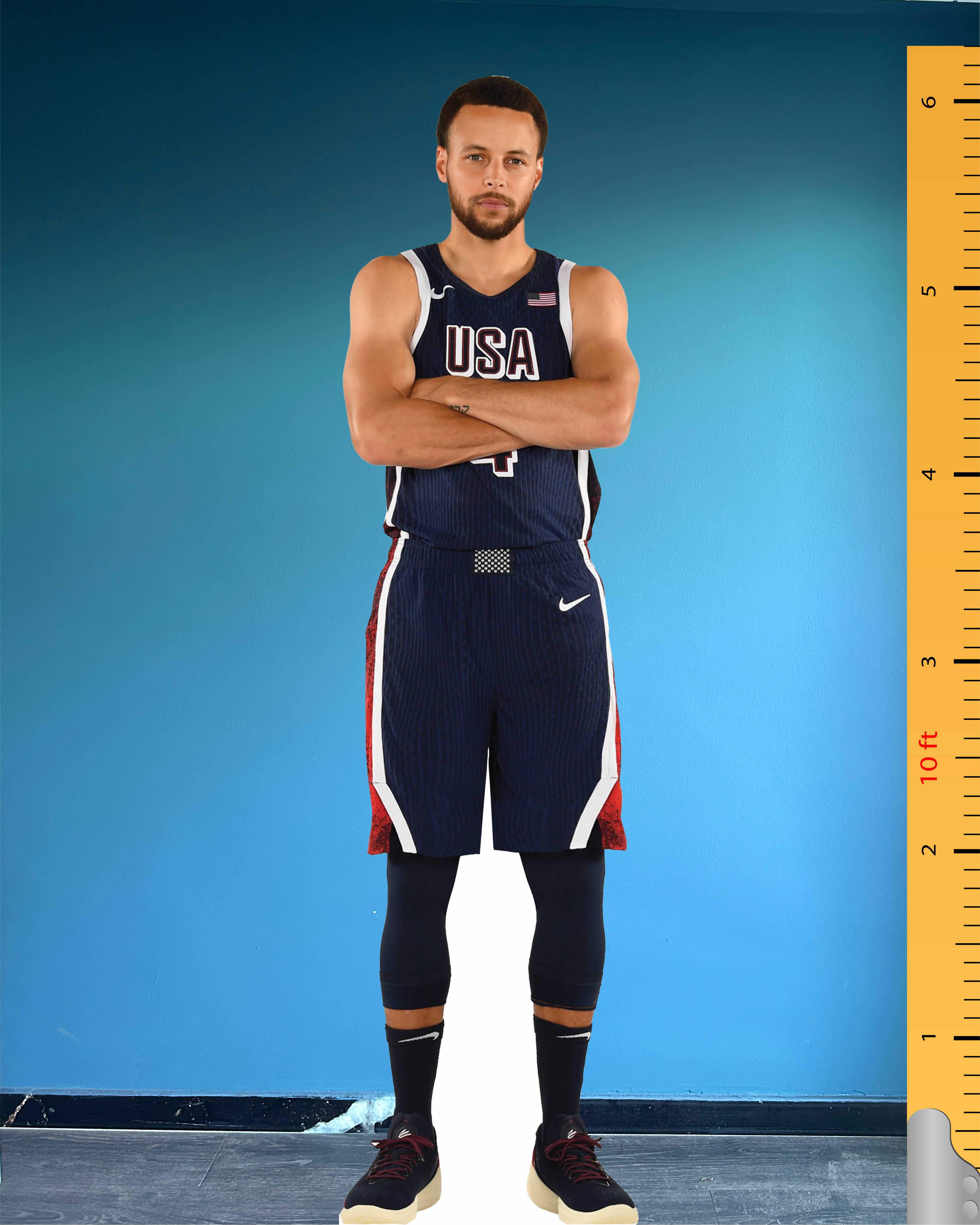 Stephen Curry Cardboard Cutout Model Plastic Standee USA Basketball