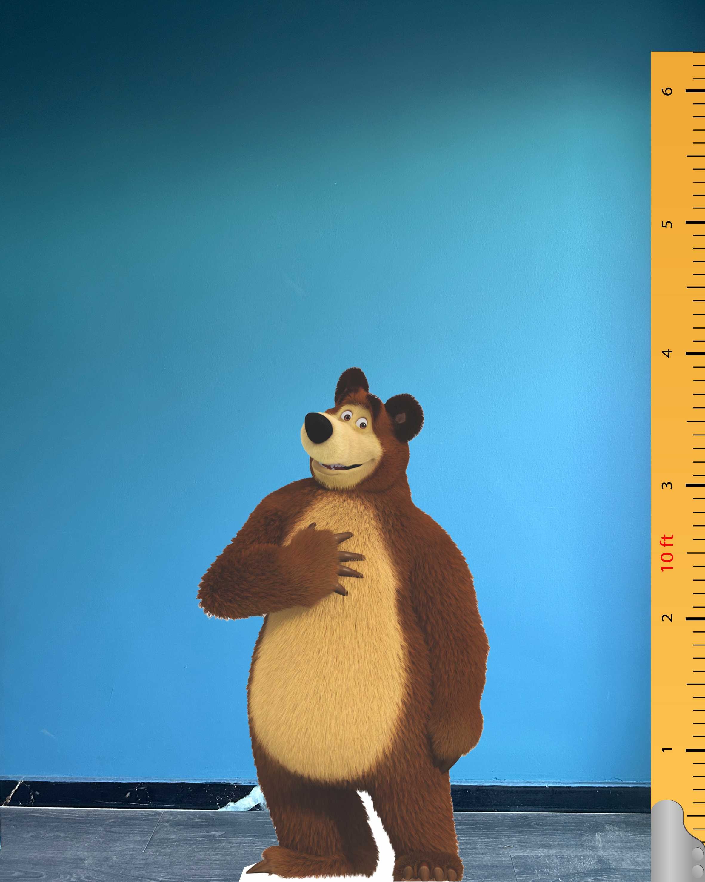 Gargamel Tekturowy Model Fikcyjnej Postaci Smerfów Figurka Standee