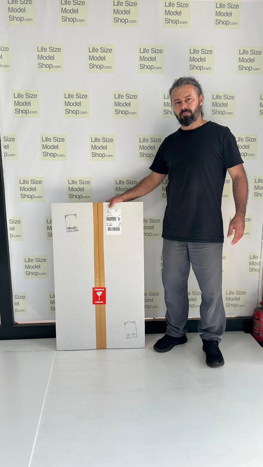 Michele Morrone Cardboard Cutout Model Life Size Plastic Standee Model