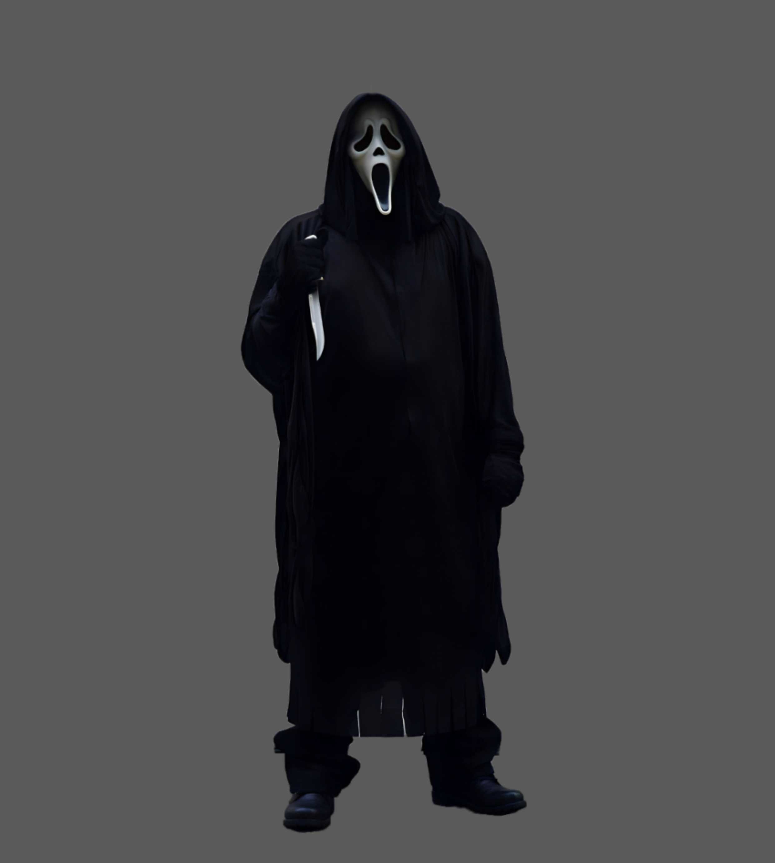 Ghostface, Scream Movie Horror Character Cutout Plastik Standee Model