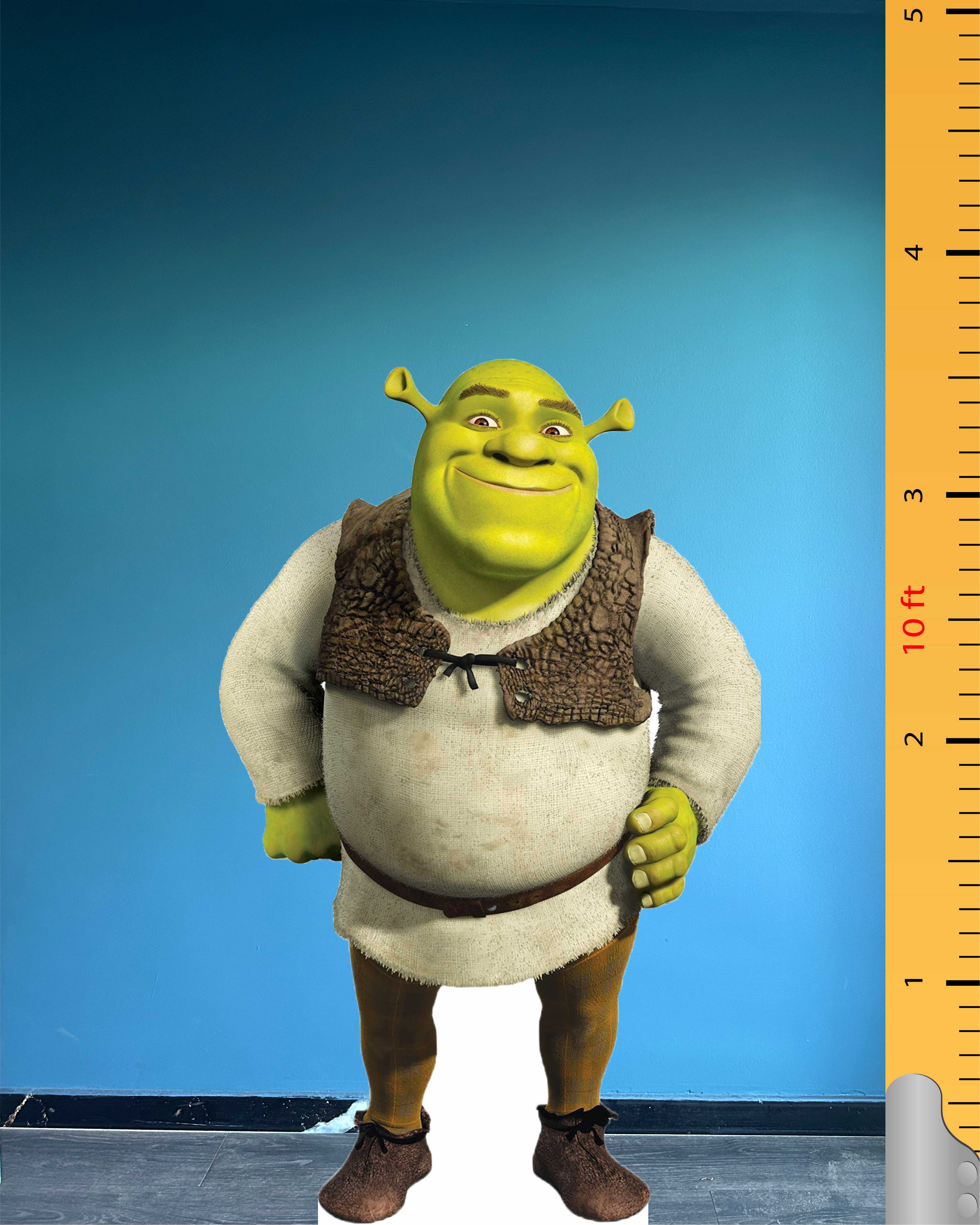 Shrek Pappaufsteller Modell Fiktiver Charakter Standee Plastikfigur Modell