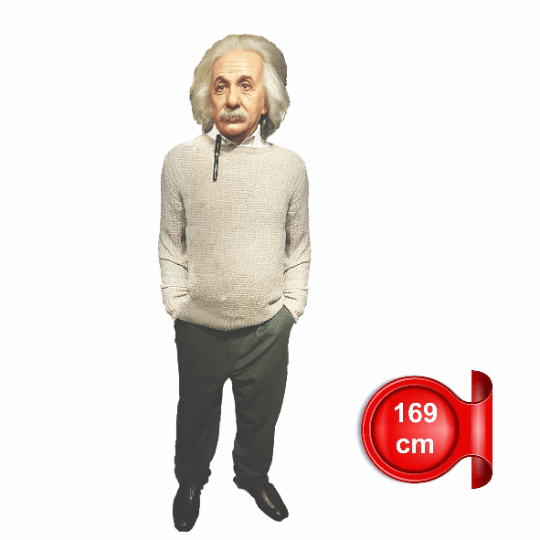 Albert Einstein Theoretical Physicist and Scientist Cutout Plastic Standee Lifesize Model