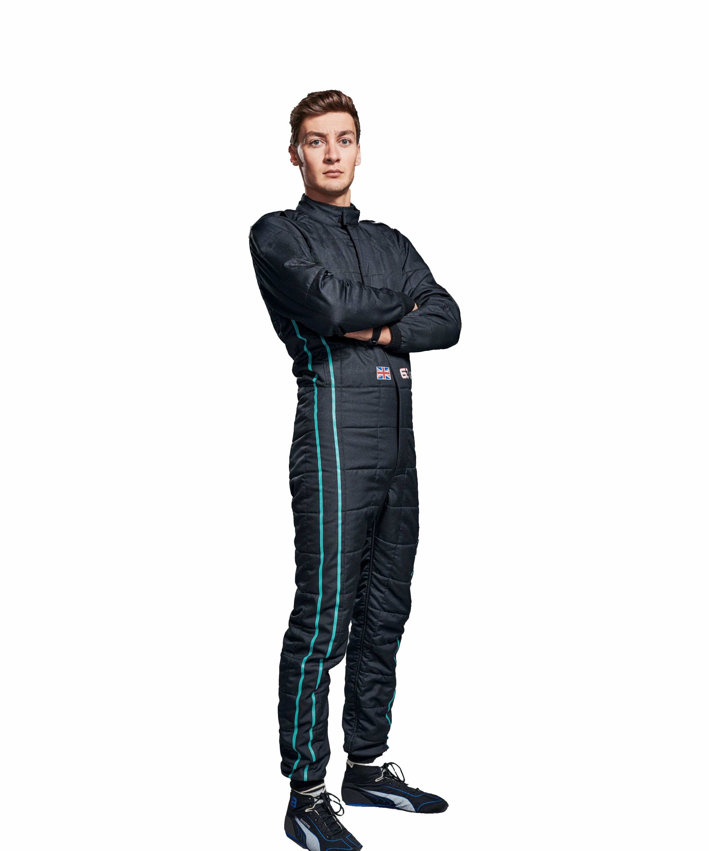 George Russell Cutout Standee Life Size Model George Race Car Driver Figur