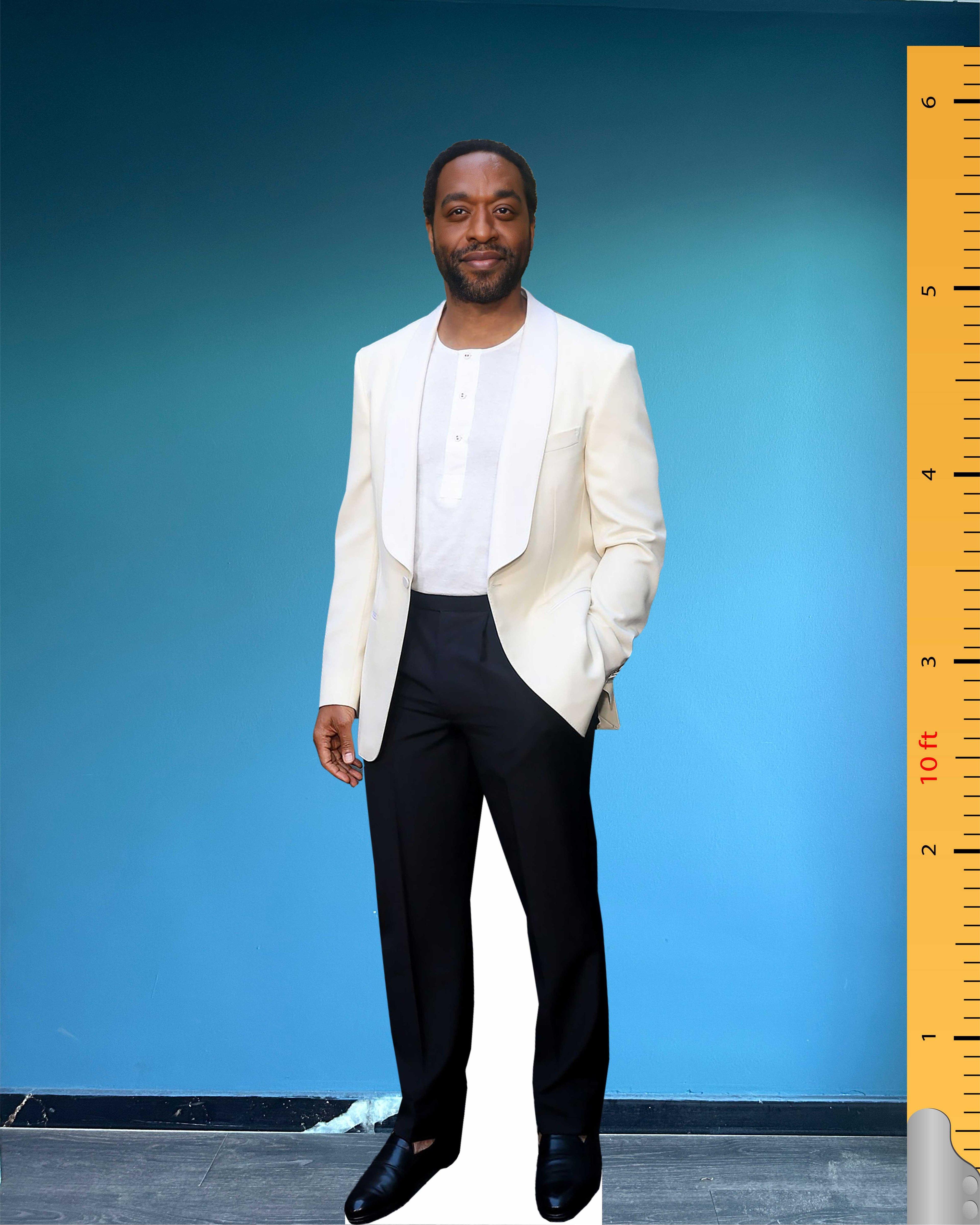 Chiwetel Ejiofor Cardboard Cutout Model Life Size Plastic Standee Model 