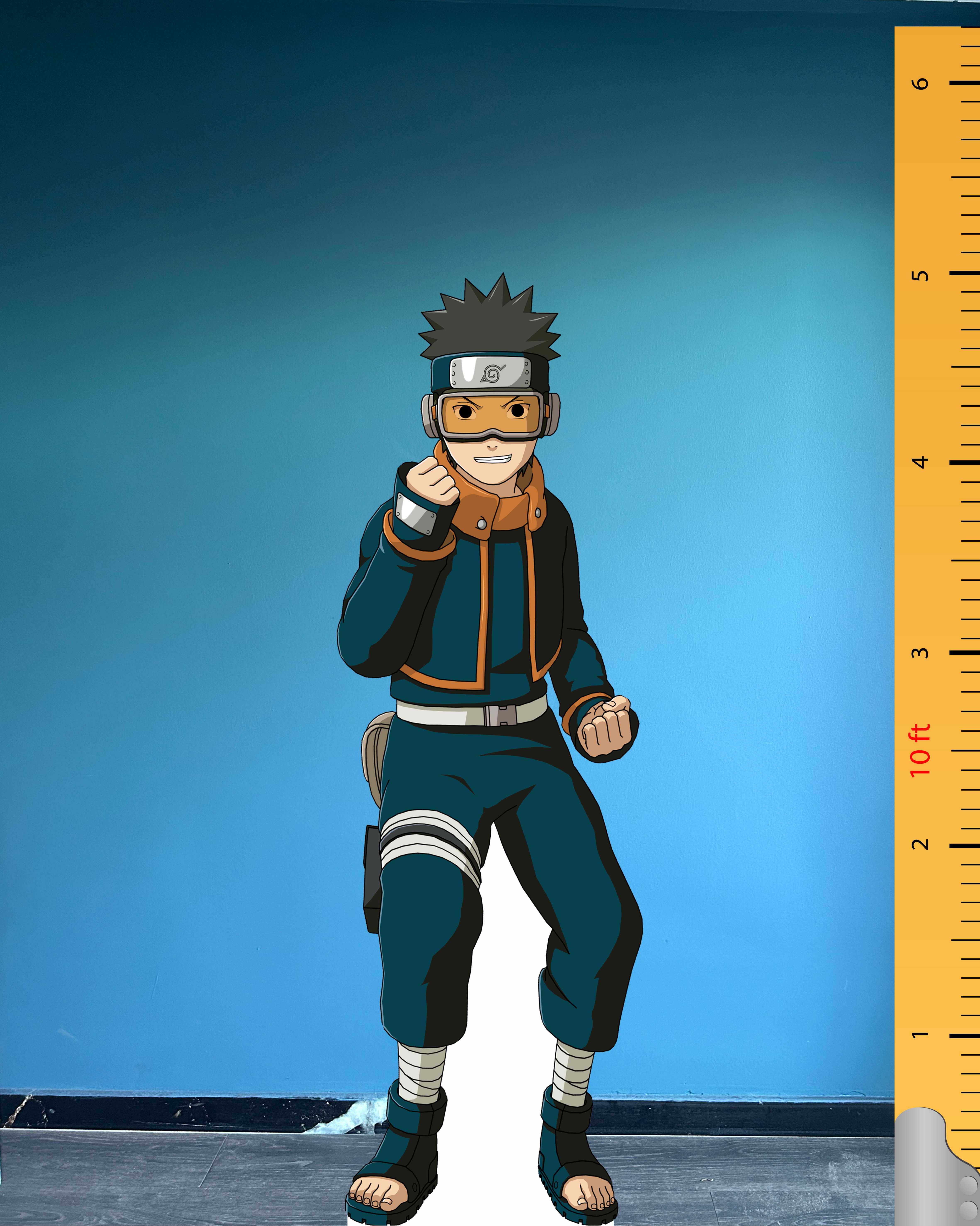 🌑 Obito Uchiha Life Size Cardboard Cutout – Naruto Anime Manga Character Standee