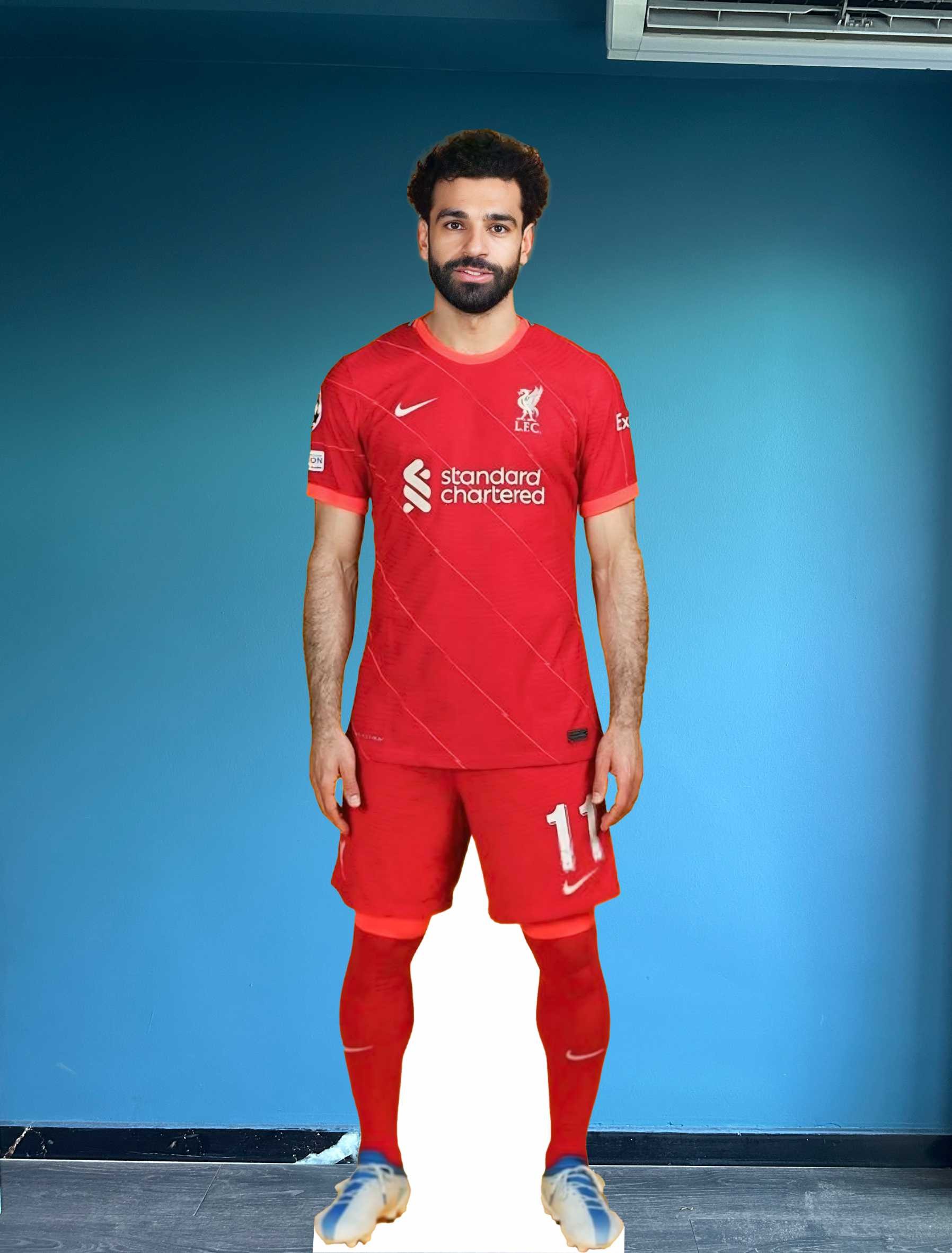 Muhammed Salah Cutout Cardboard Model Standee Salah Footballer Model