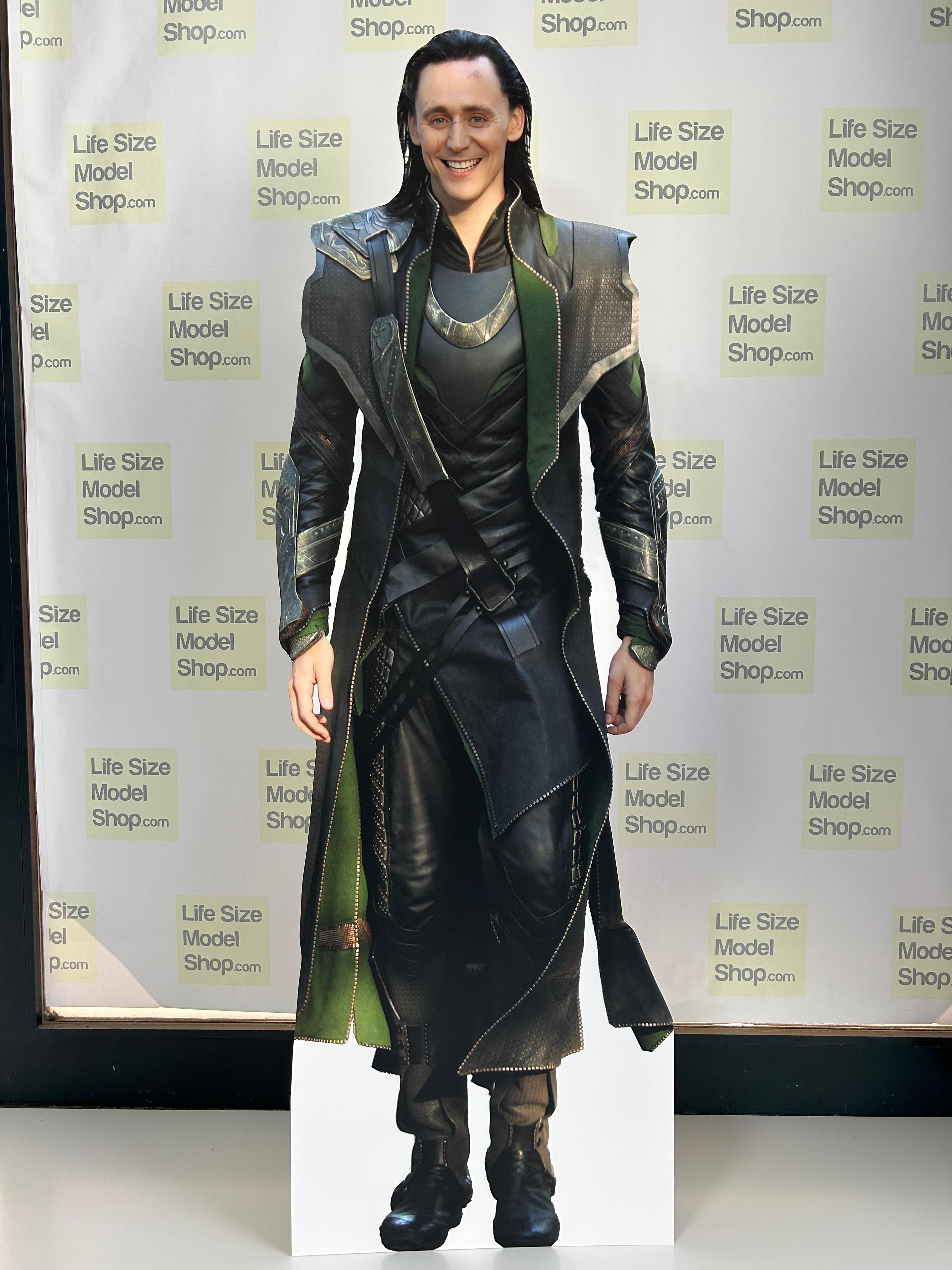 Loki Marvel Cardboard Cutout Model Life Size Plastic Standee Figure Tom Hiddleston