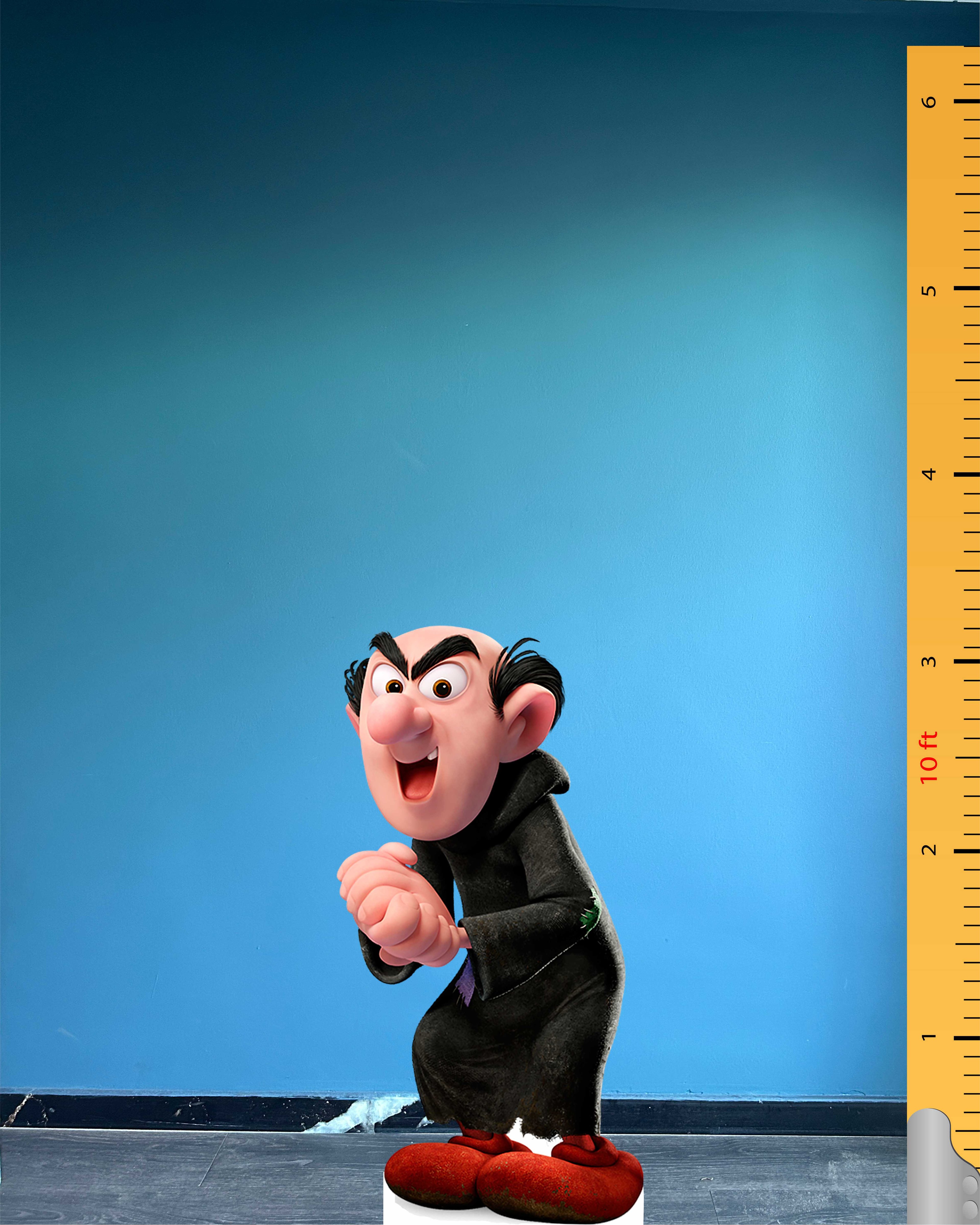 Gargamel Cardboard Cutout Model Fictional Character The Smurfs Standee Figure