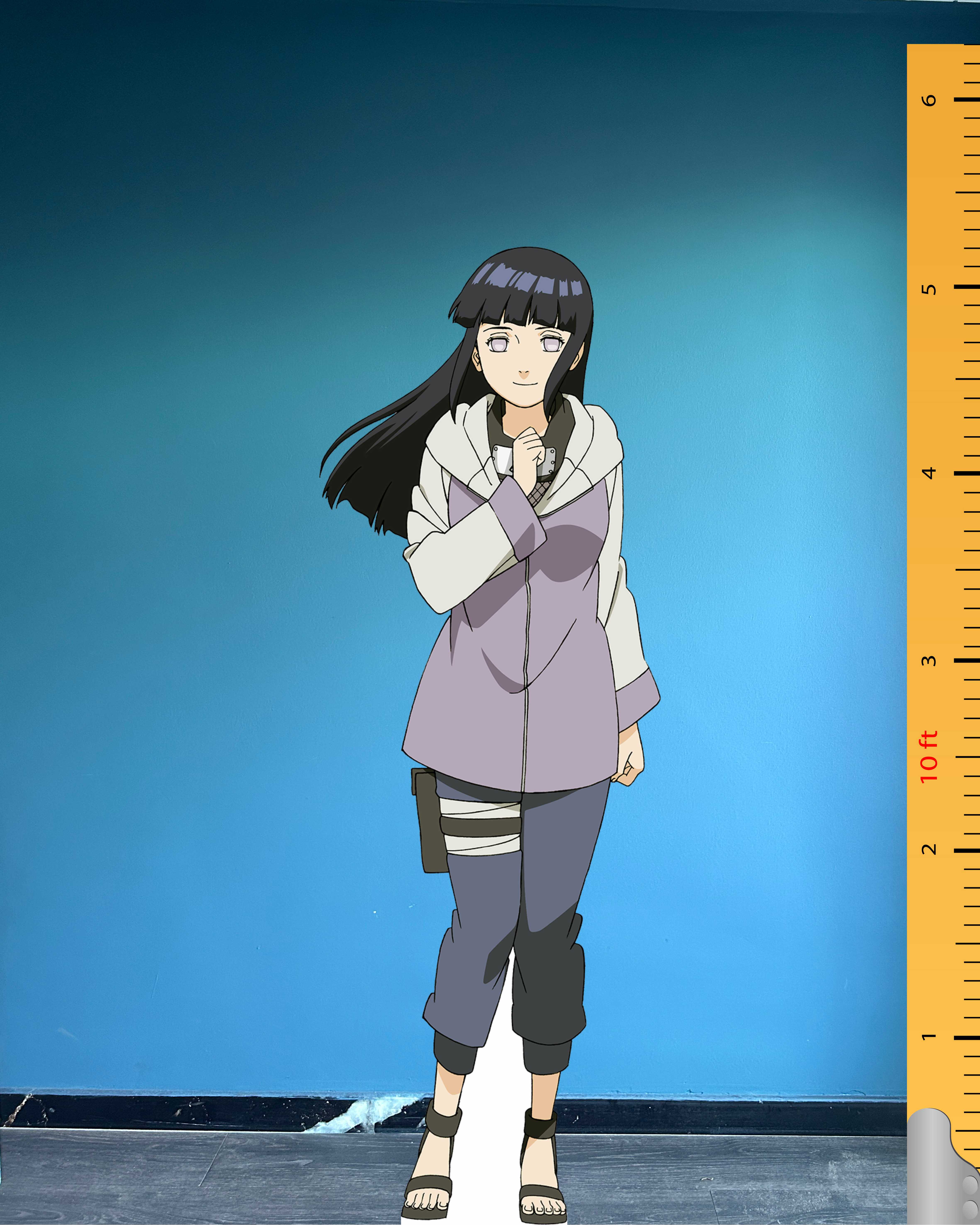 🌸 Hinata Hyuga Life Size Cardboard Cutout – Naruto Manga & Anime Character Standee