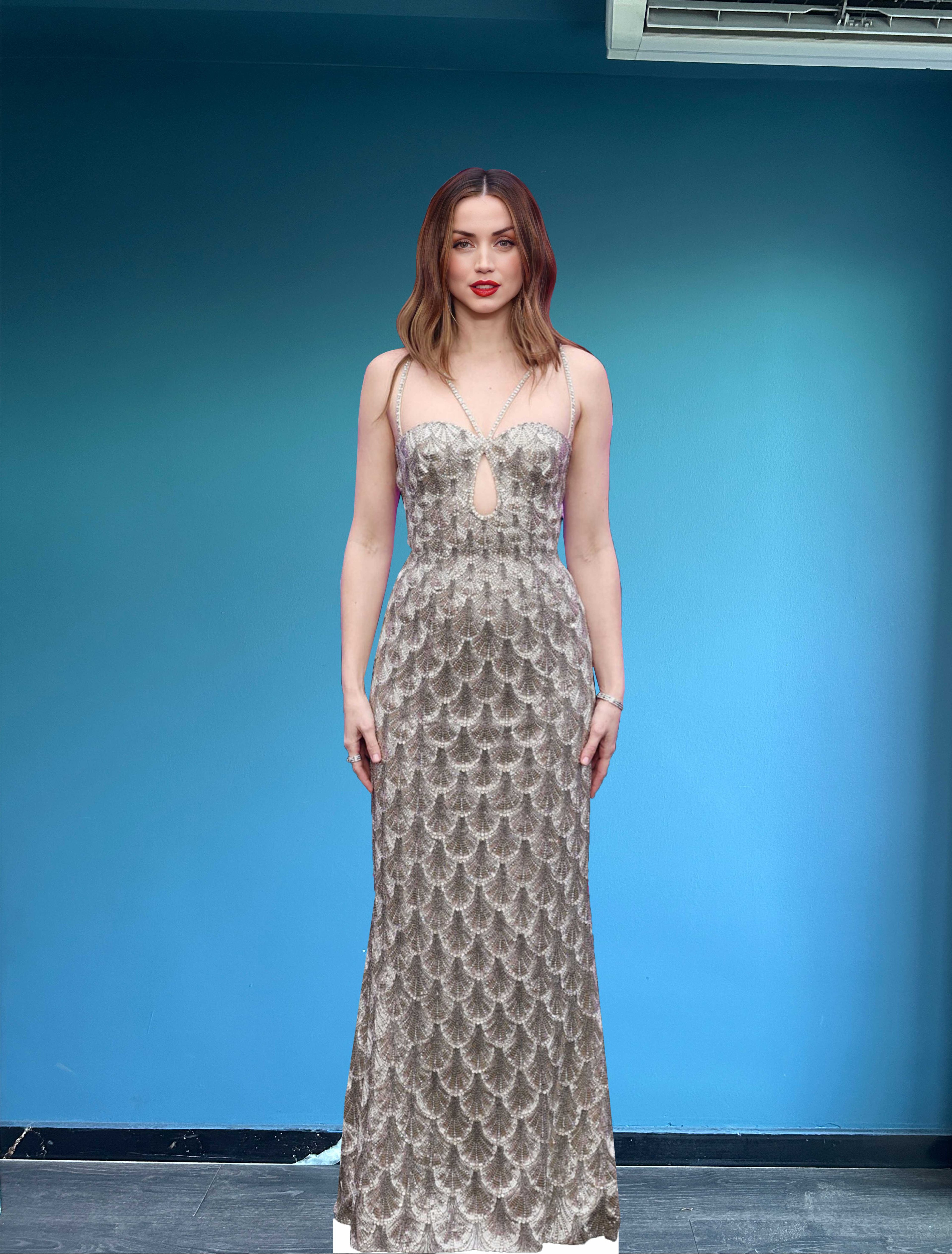 Ana de Armas Cardboard Cutout Model Life Size Plastic Standee Model
