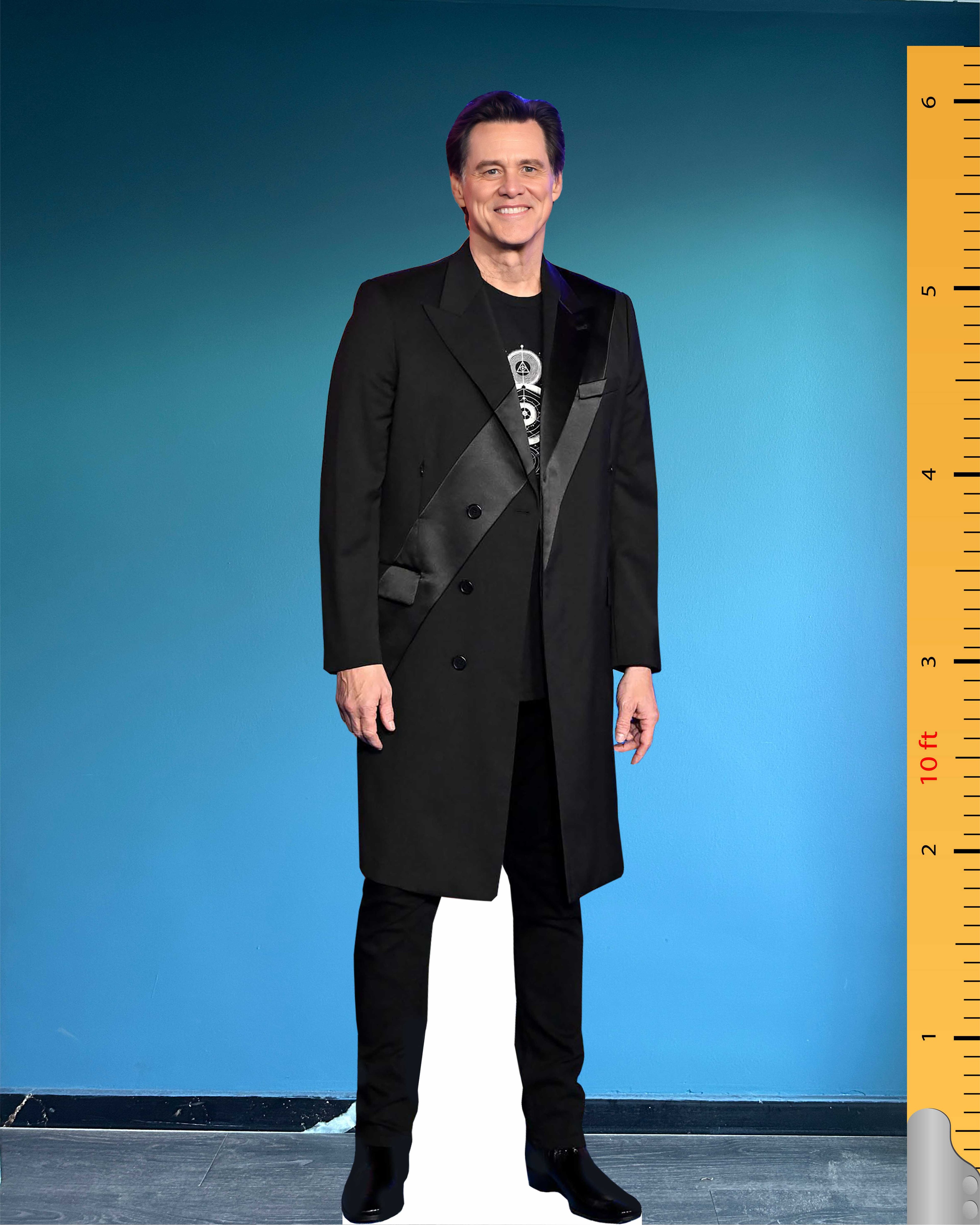 Victor Osimhen Tekturowy model wycinany w naturalnej wielkości z plastikową podstawką Victor James Osimhen