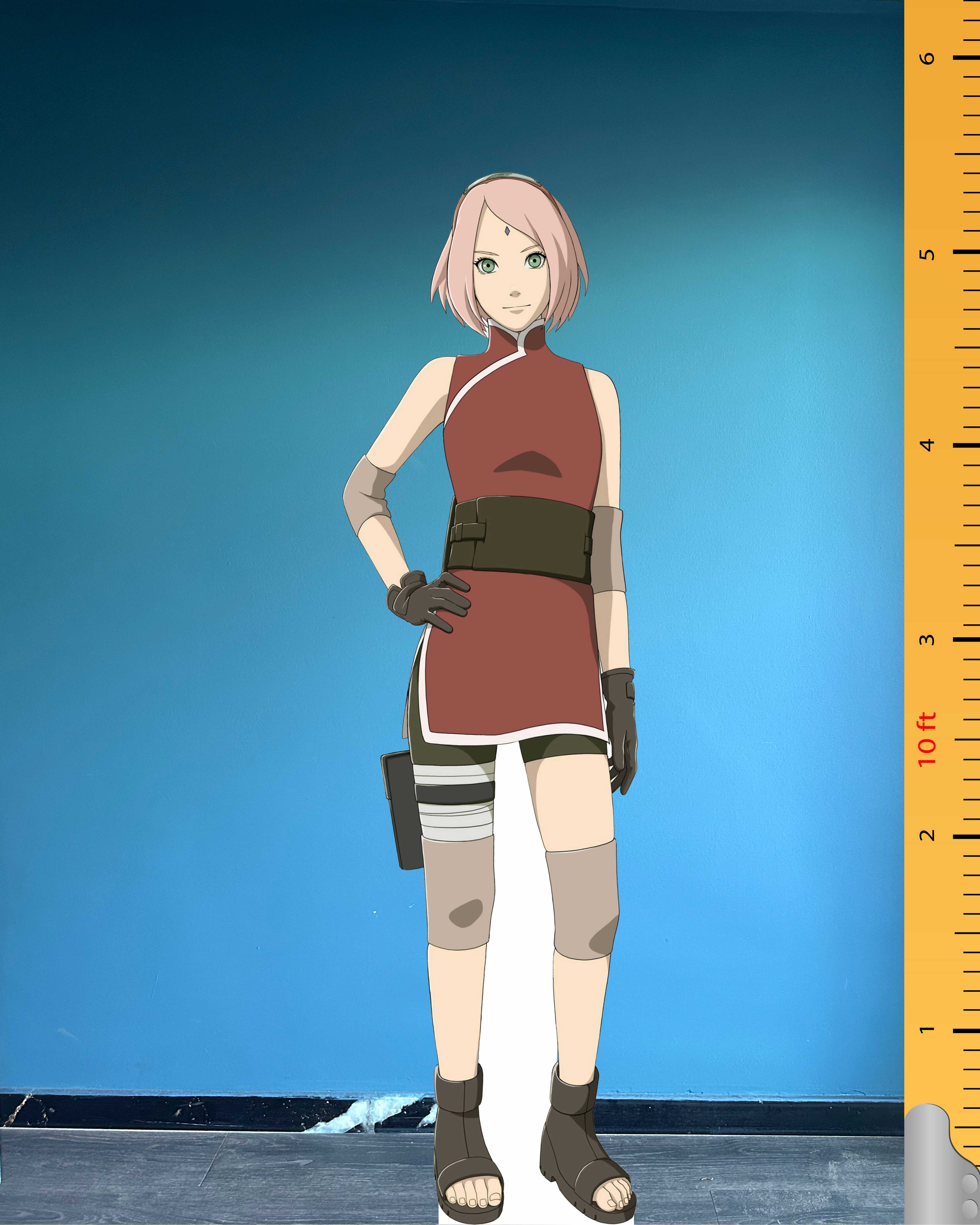 🌸 Sakura Haruno Cardboard Cutout Standee – Naruto Anime Character Figure