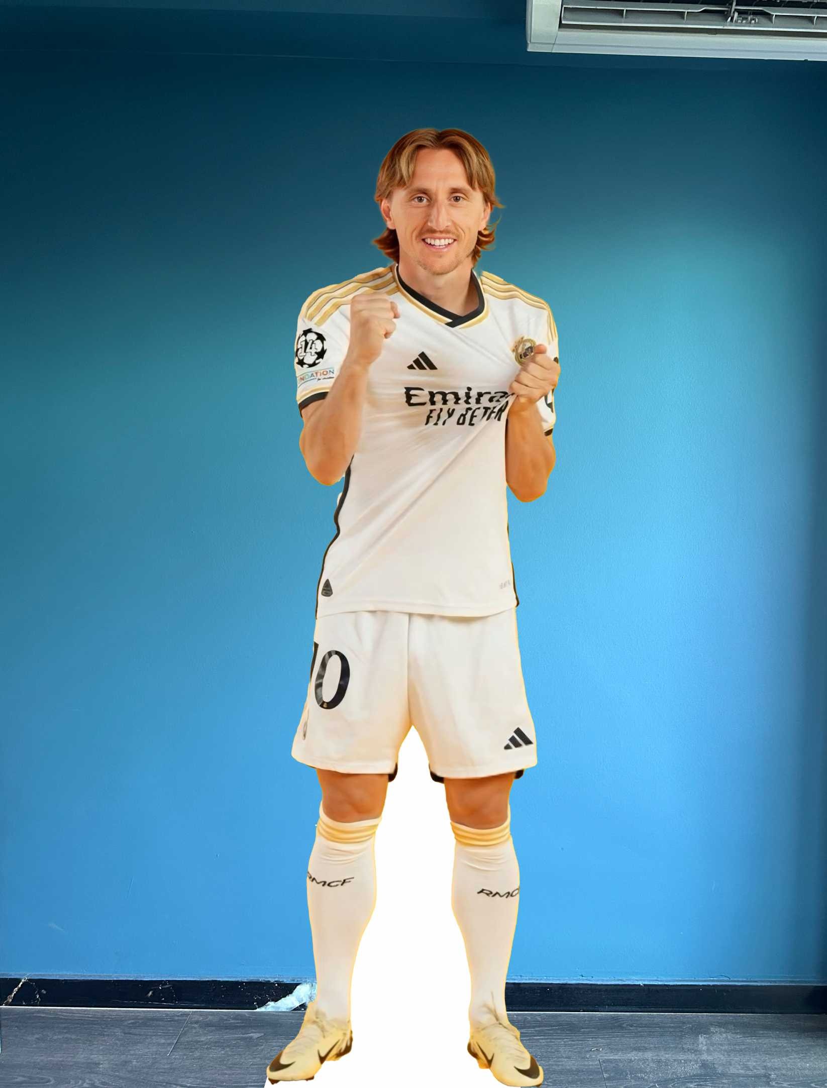 Luka Modric Croazia Ritaglio di cartone a grandezza naturale Modello in piedi Luka Calciatore Modello