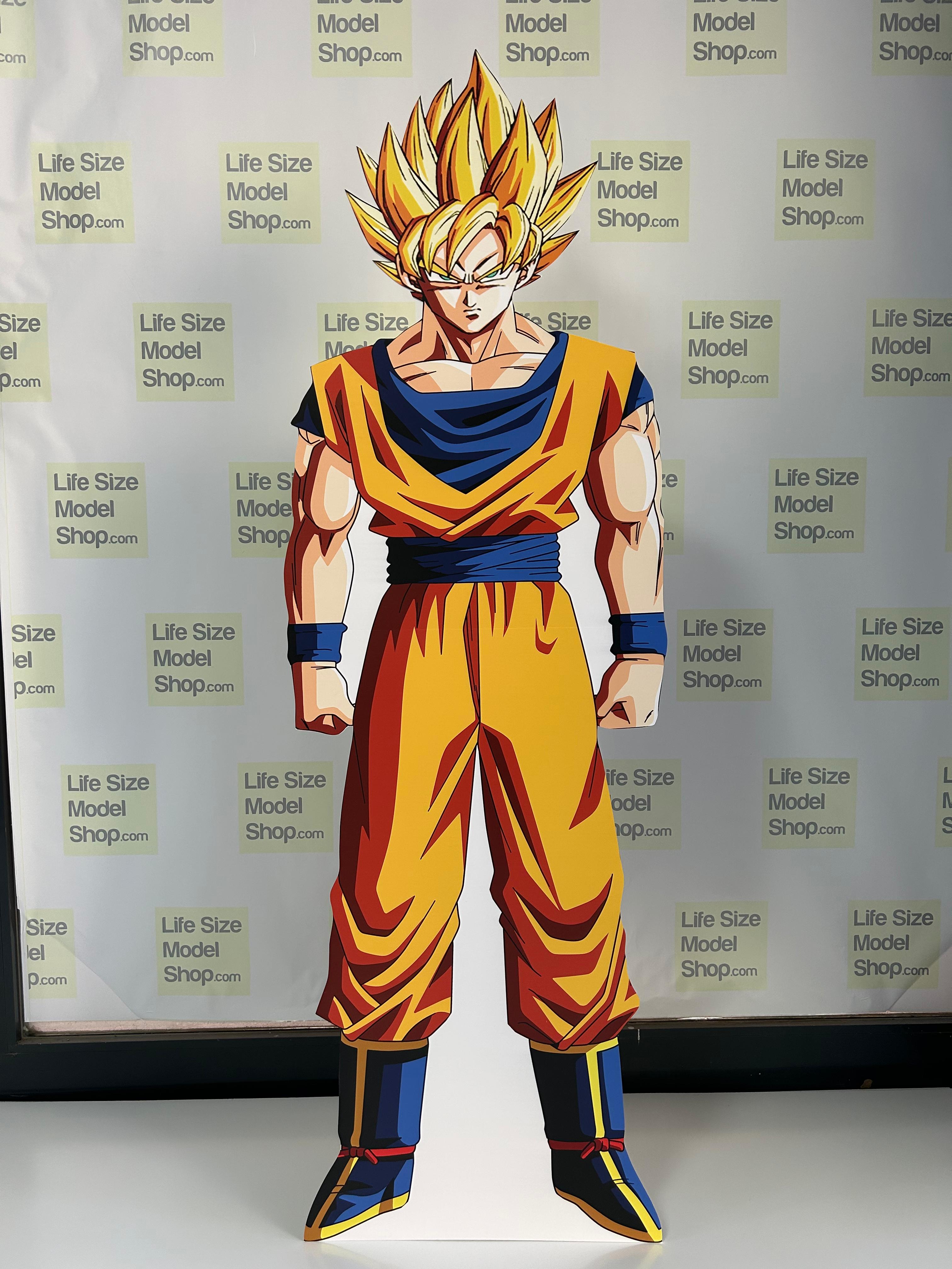 ⚡Goku Super Saiyan Cardboard Figure – Dragon Ball Anime Character Standee