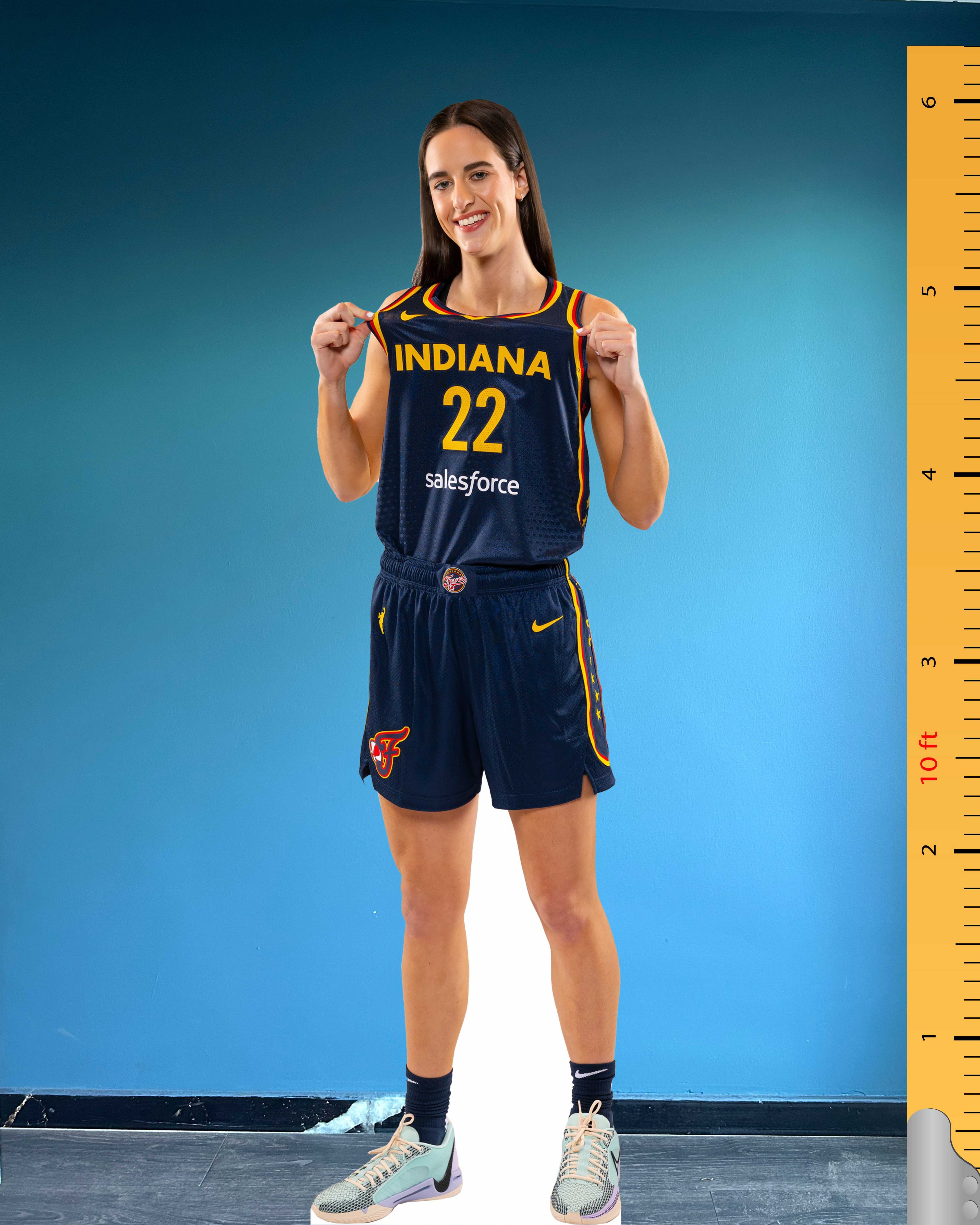 Caitlin Clark Indiana Fever Cardboard Cutout Model Life Size Cutout Plastic Standee Number 22
