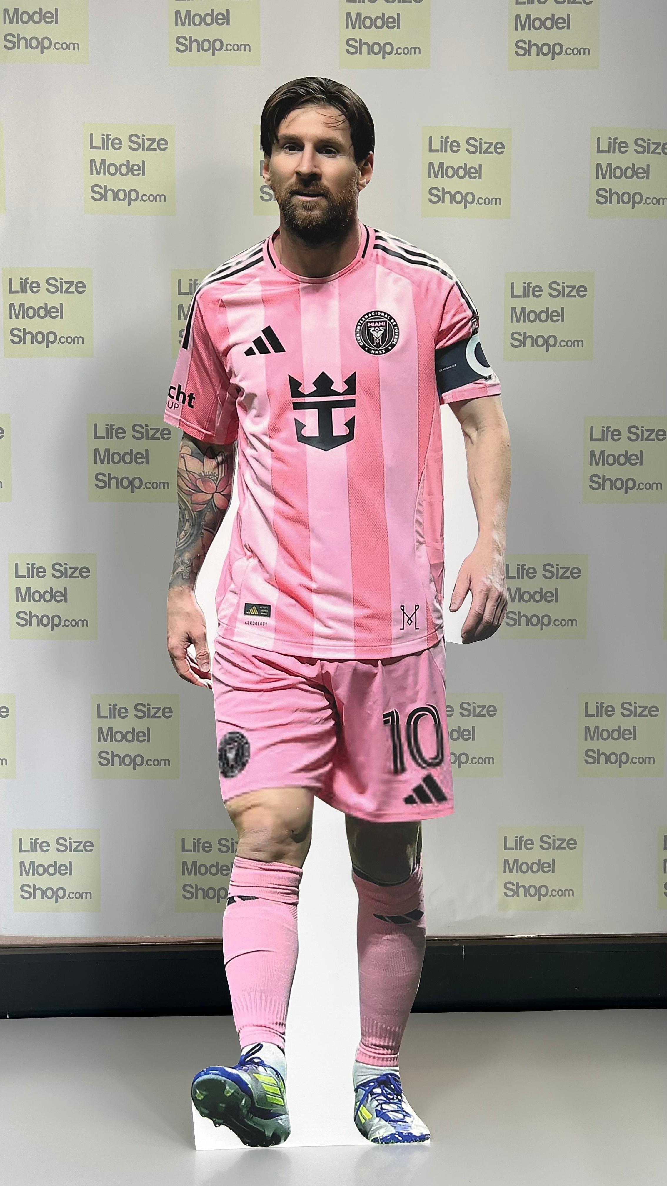 🌴 Lionel Messi Life-Size Figure – Inter Miami Cardboard Standee Model