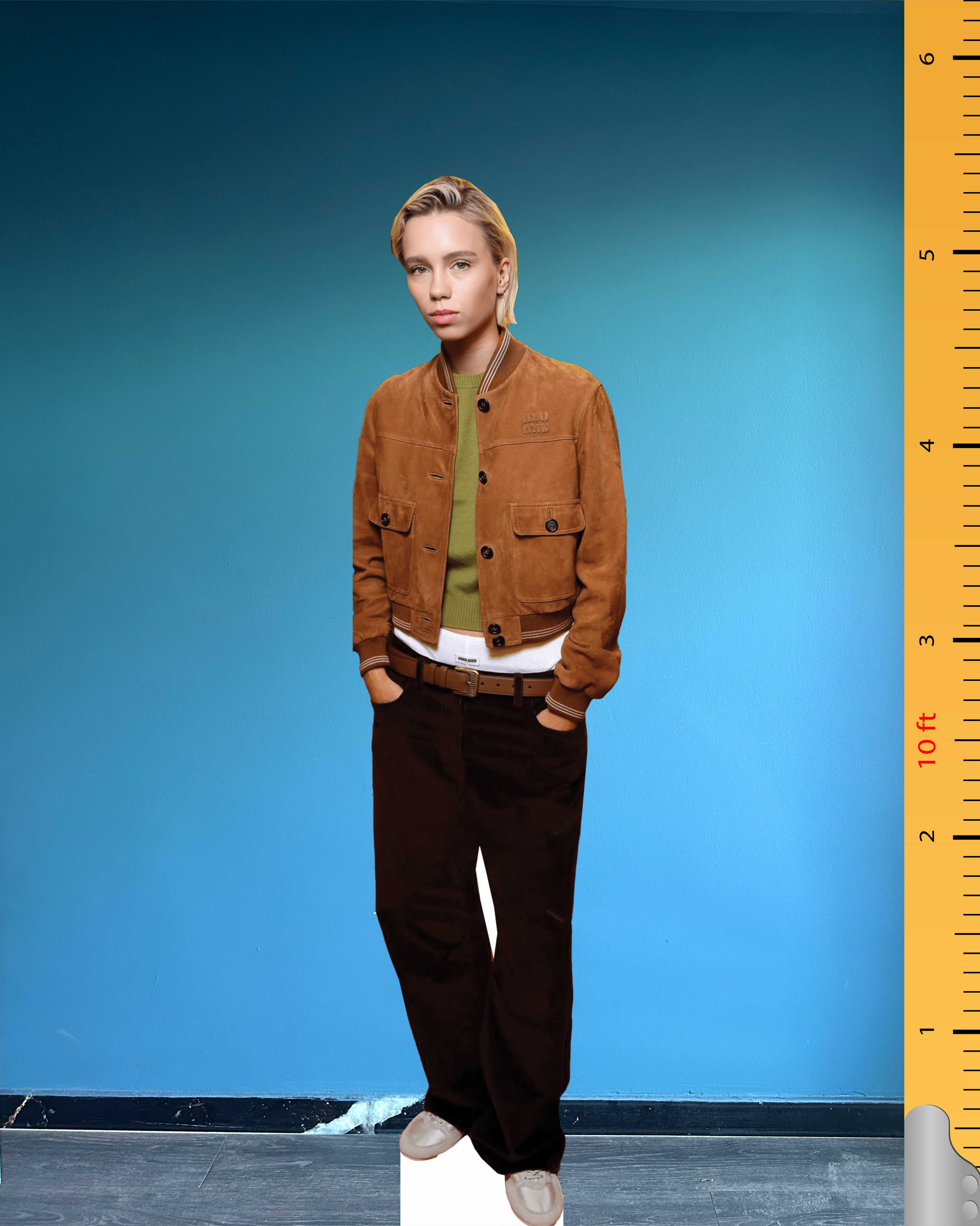 Lena Mantler Life Size Cardboard Cutout Model Plastic Standee Celebrity Cutouts