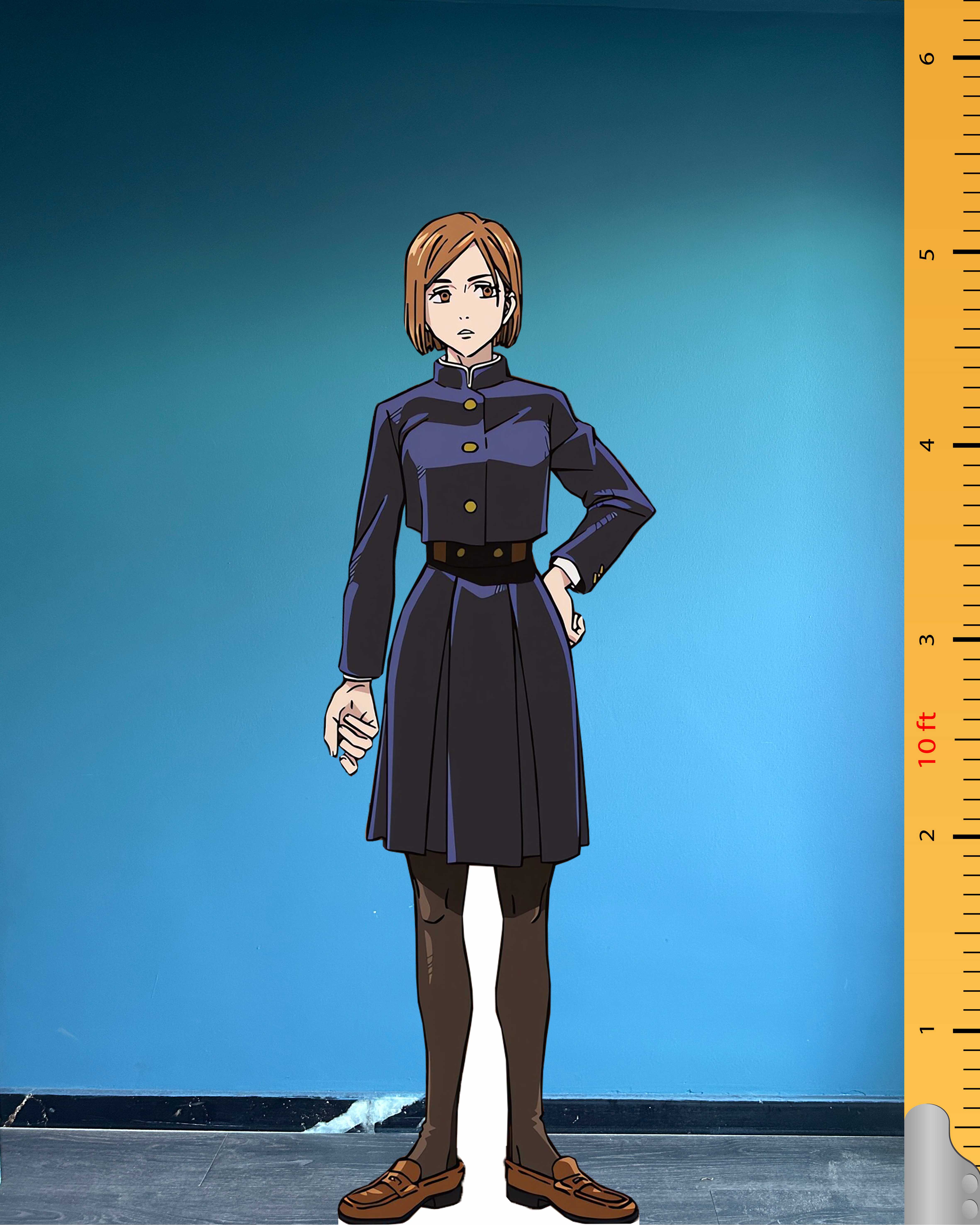 🧨 Nobara Kugisaki Full-Size Cardboard Model – Jujutsu Kaisen's Strong Female Character Stands by Your Side!