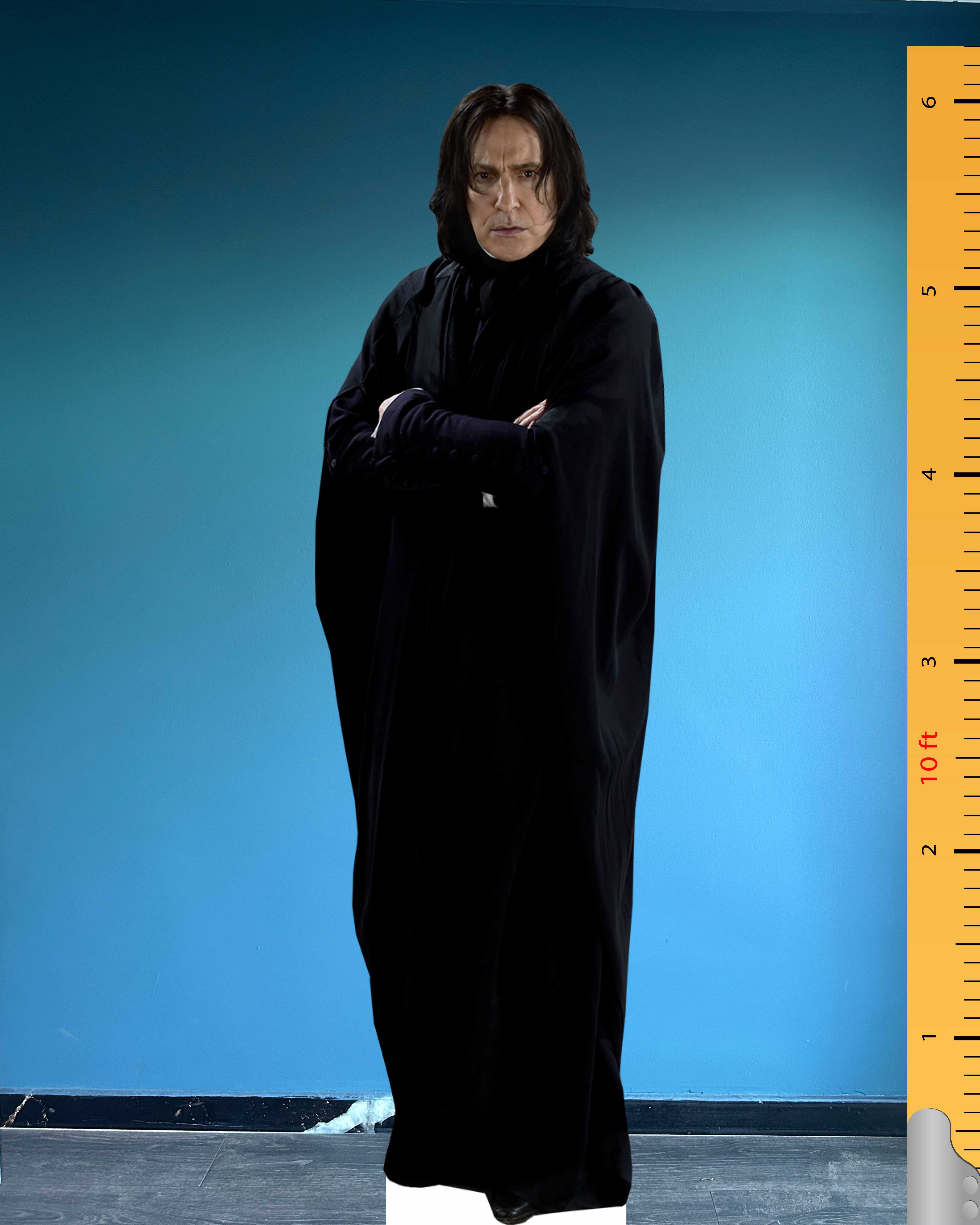 Severus Snape Cardboard Cutout Model Life Size Plastic Standee Harry Potter Character 