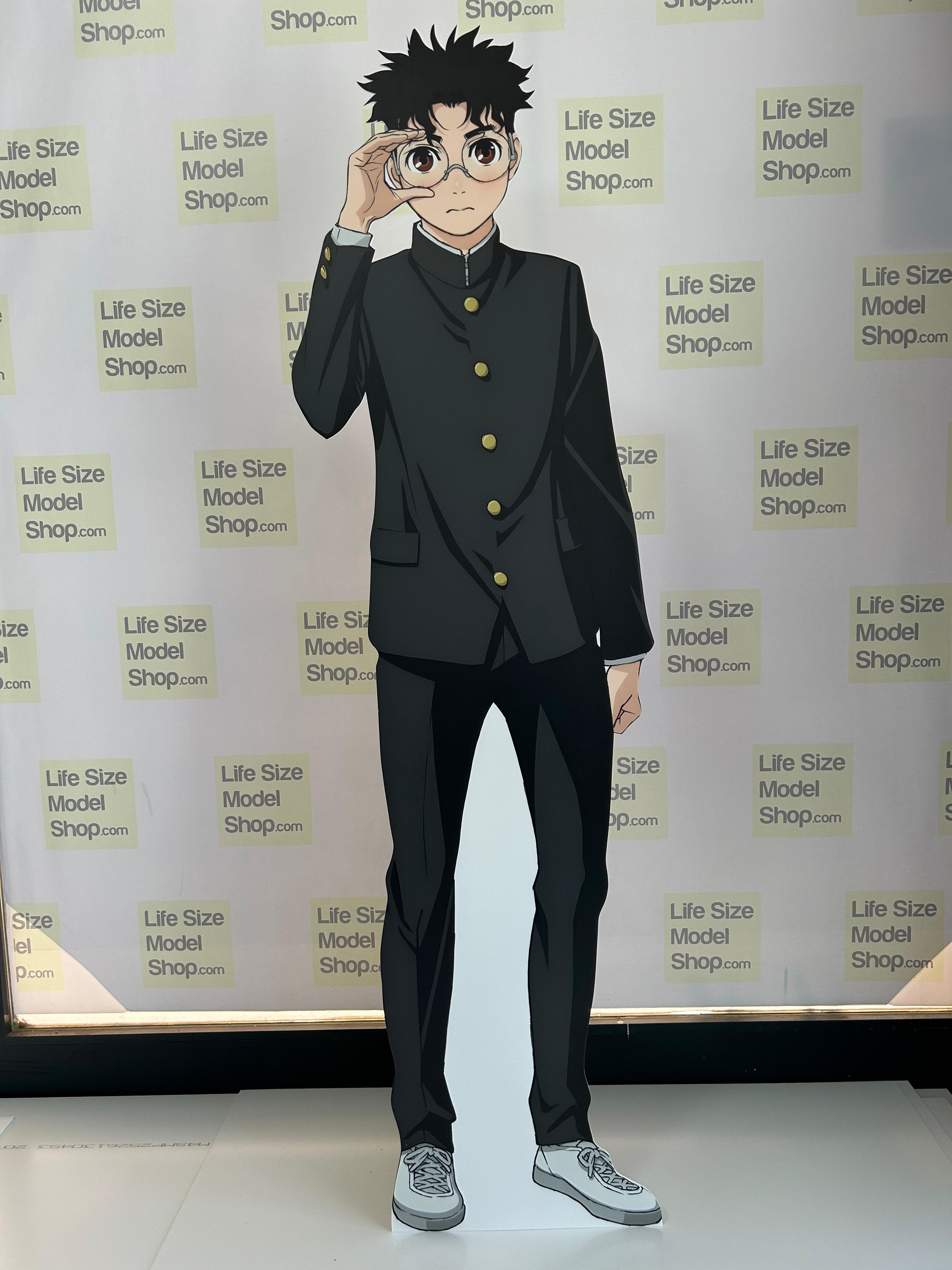 Okarun Ken Takakura kartonowy model wycinanki Manga Dandadan plastikowy stojak