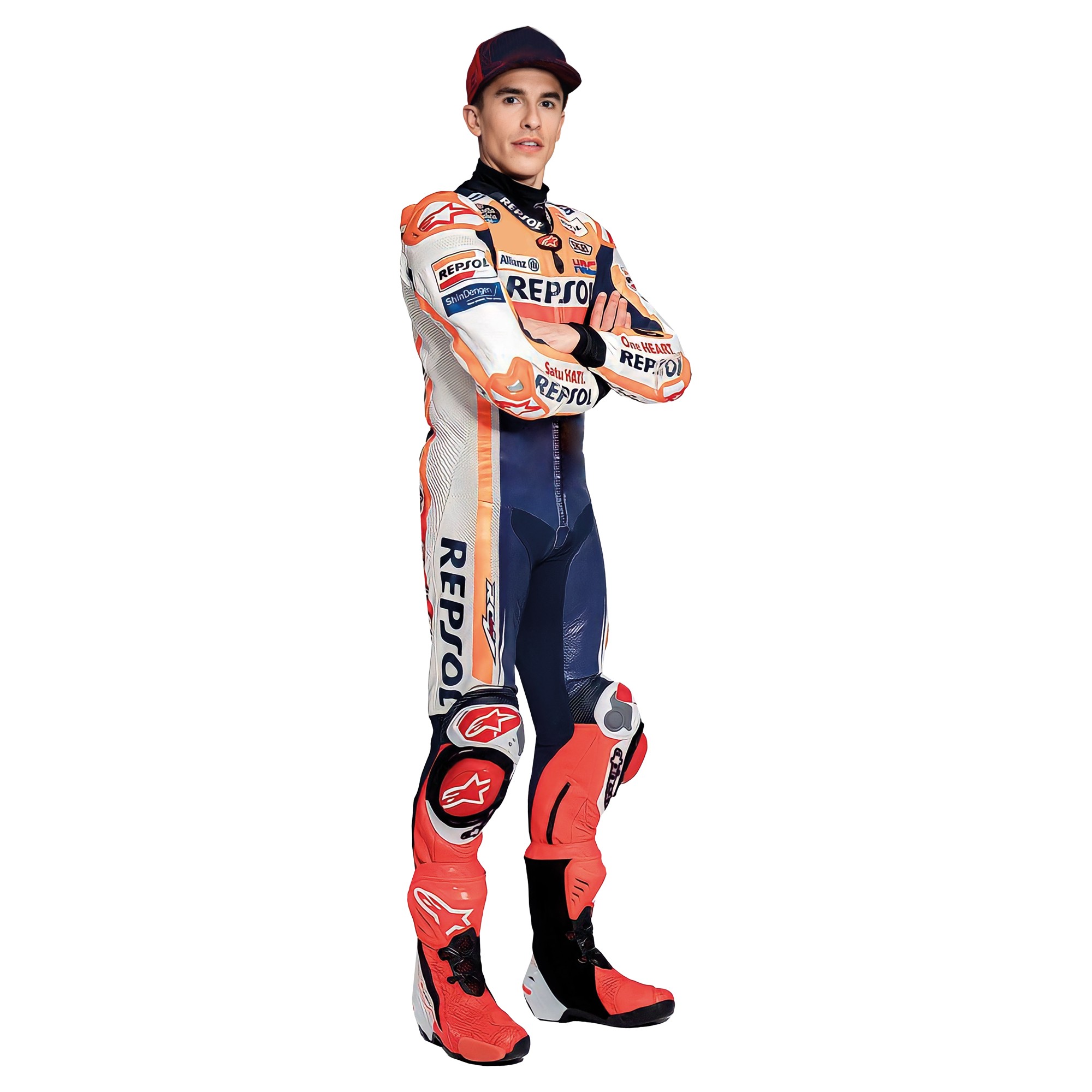 Marc Márquez Motorcycle Racer Cut Out Standee Cardboard Real Size Model