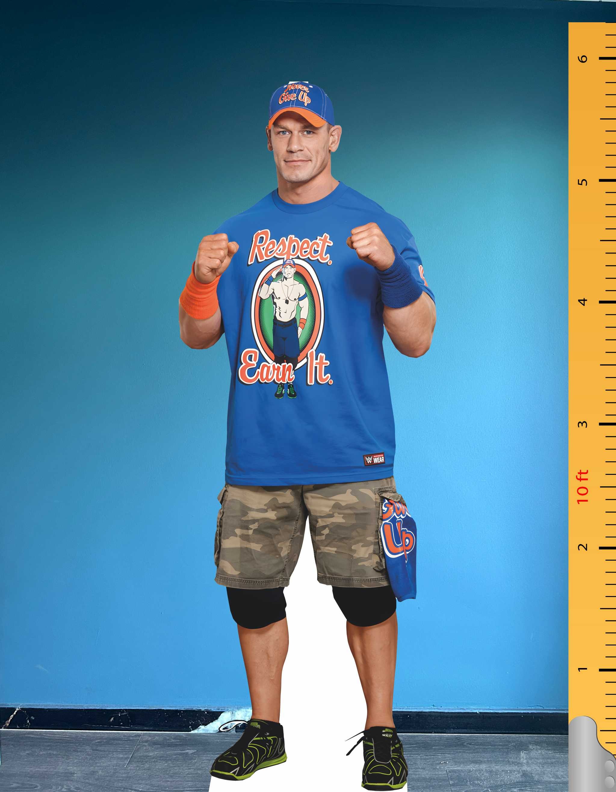 Modèle en carton découpé de John Cena John Felix Anthony Cena, Jr. Lutteur professionnel américain