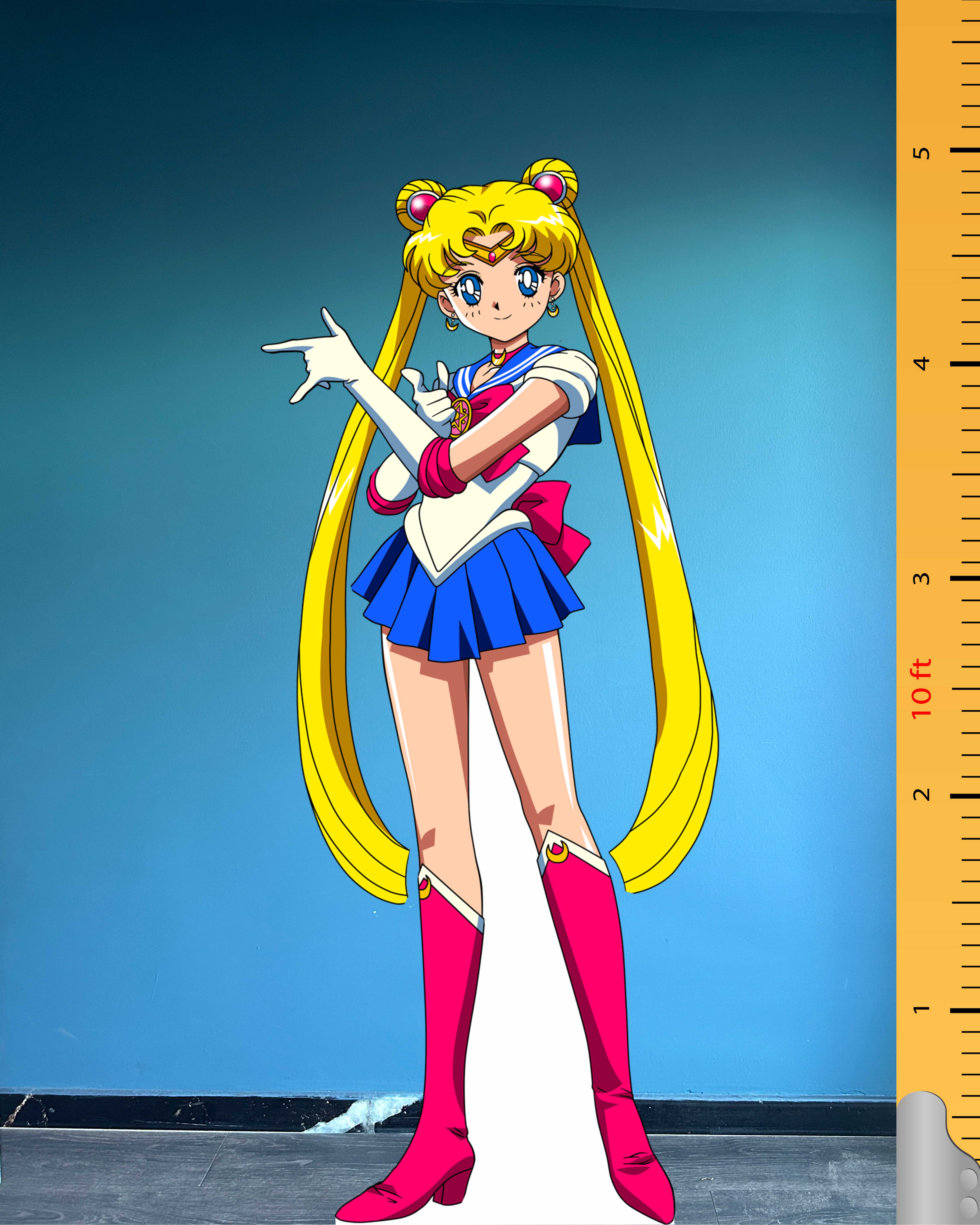 Usagi Tsukino Kartonnen Uitknipmodel Sailor Moon Manga Karakter Figuur Plastic Standee
