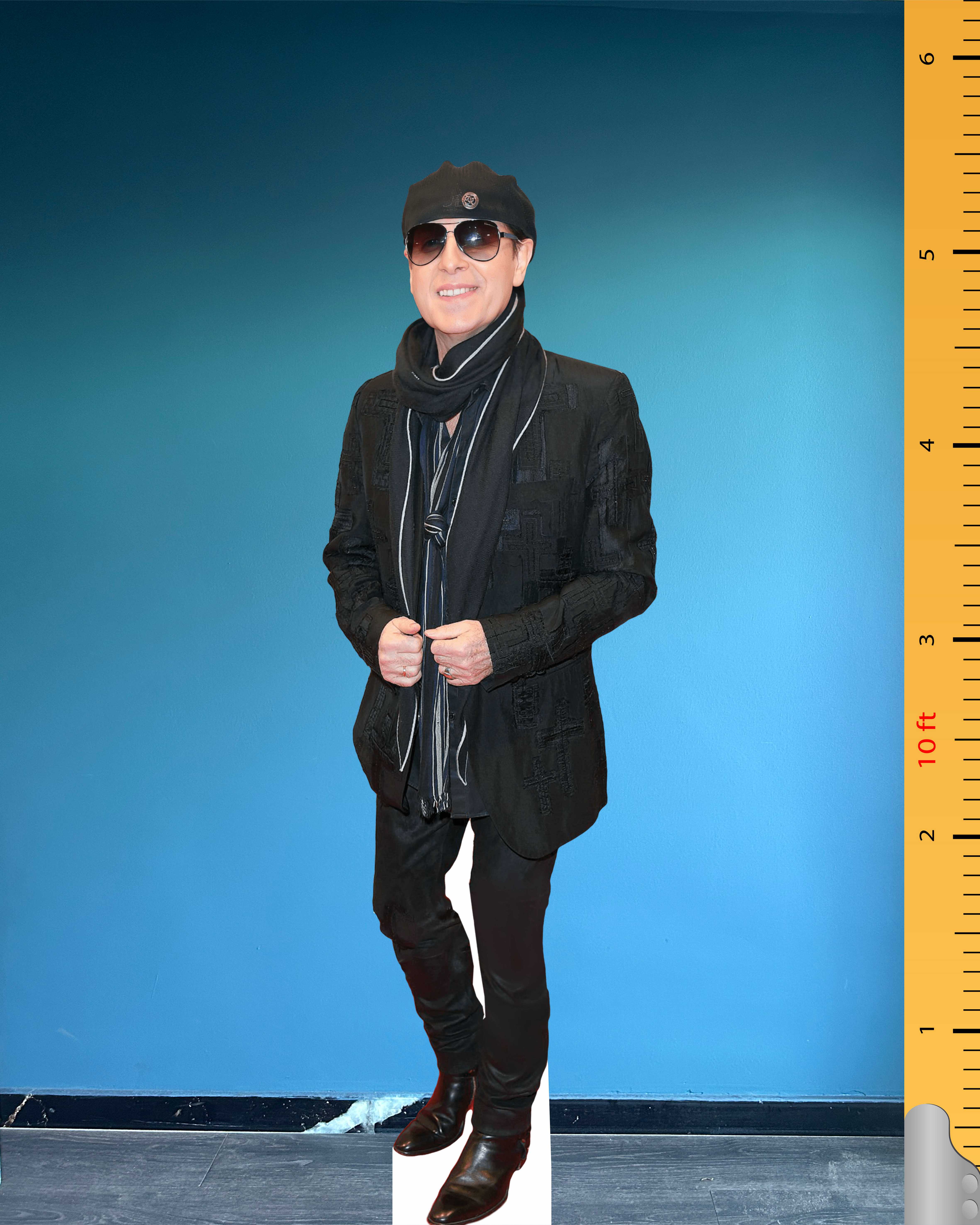 Klaus Meine Life Size Cardboard Cutout Model Plastic Standee Scorpions Vocalist Celebrity Cutouts