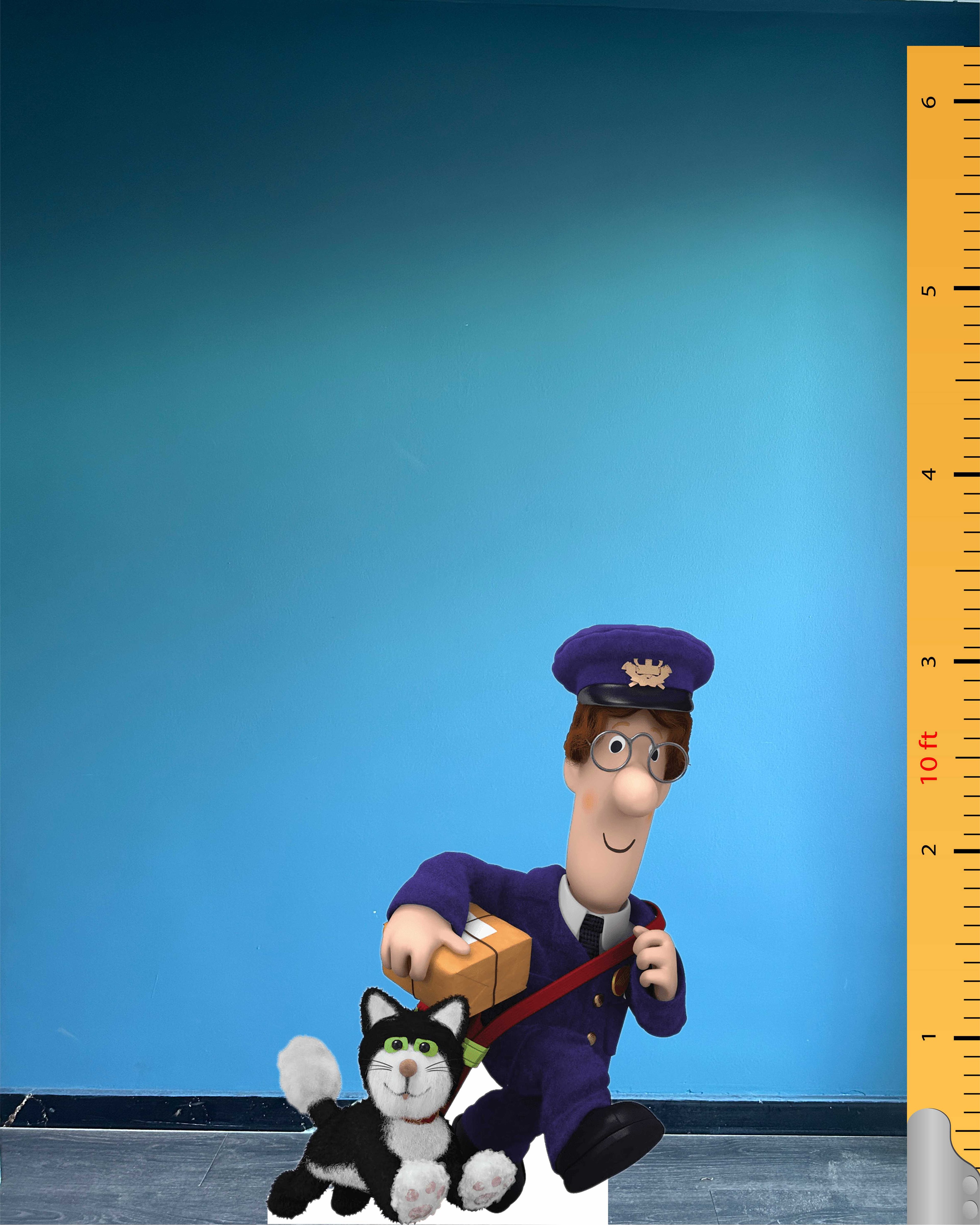 Postman Pat Cardboard Cutout Model Fictional Character Pat Clifton Plastic Standee Figure