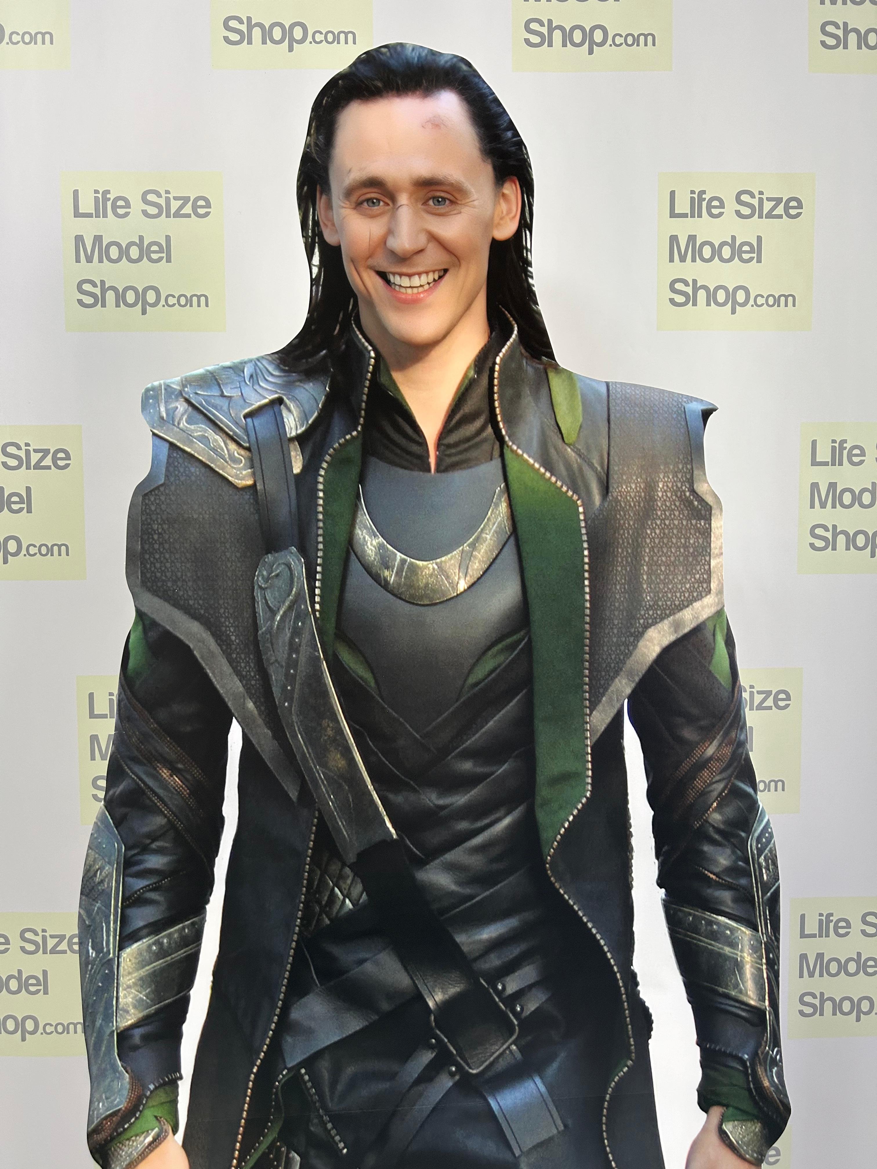 Loki Marvel Cardboard Cutout Model Life Size Plastic Standee Figure Tom Hiddleston