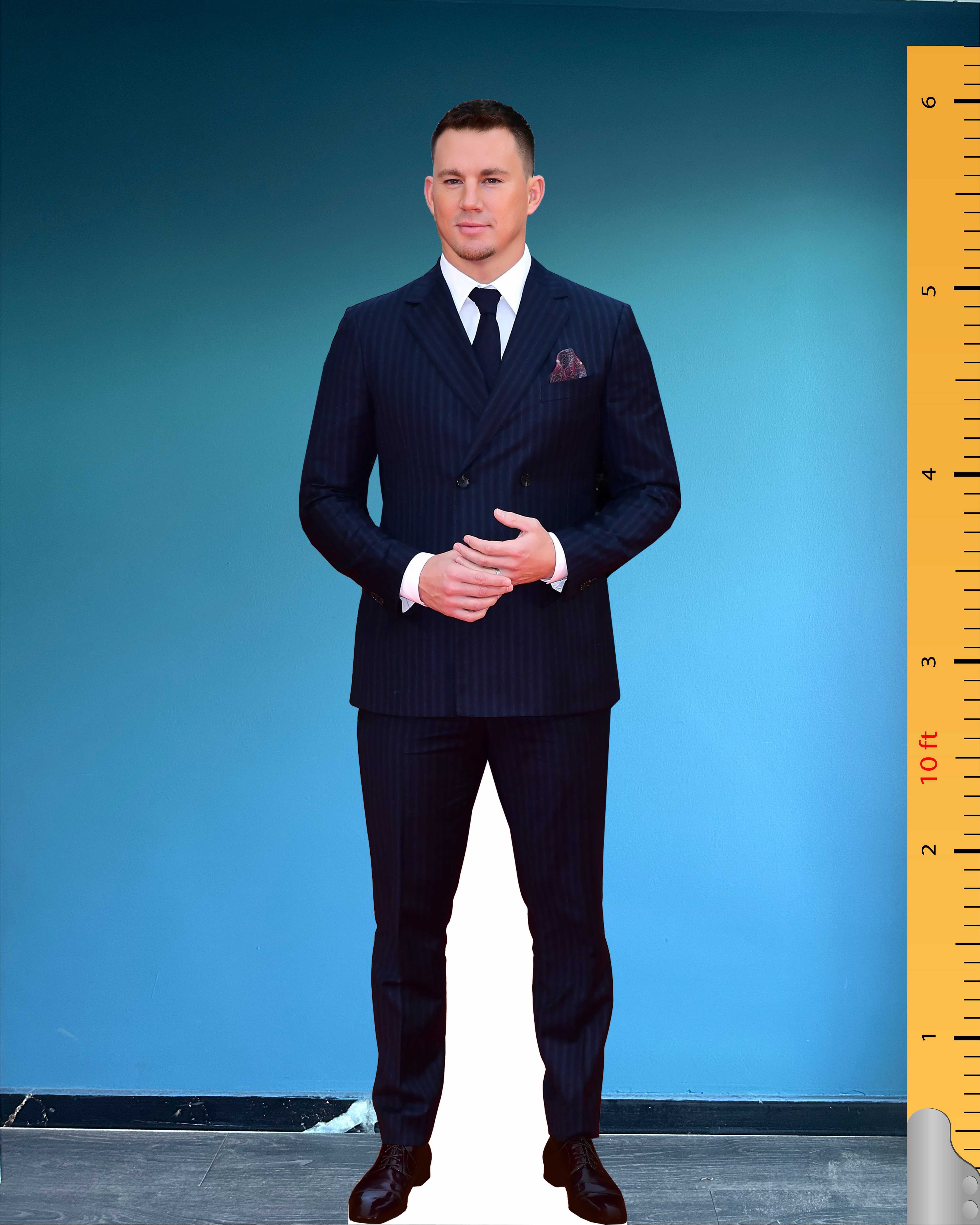 Channing Tatum Cardboard Cutout Model Life Size Plastic Standee Figure