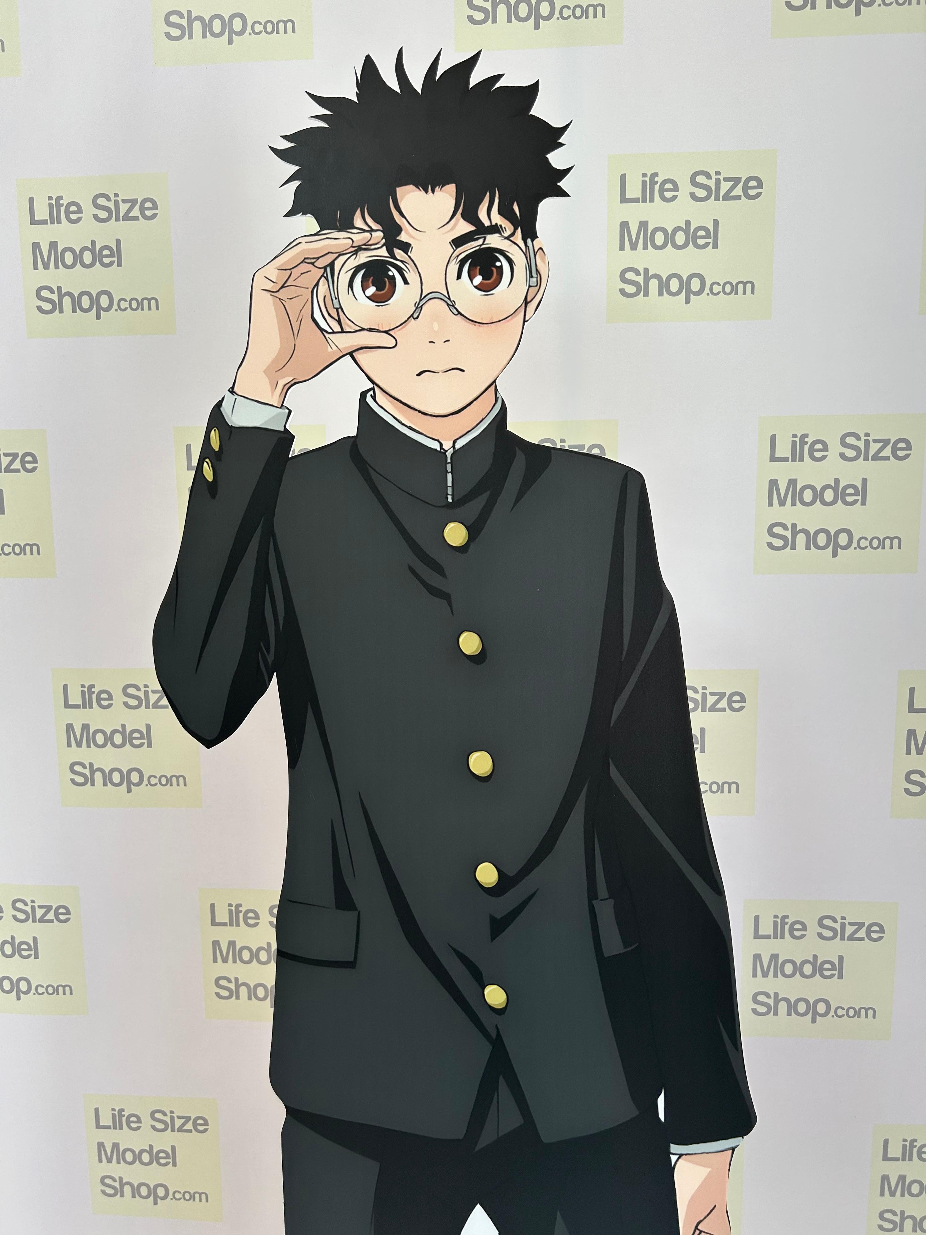 Okarun Ken Takakura kartonowy model wycinanki Manga Dandadan plastikowy stojak