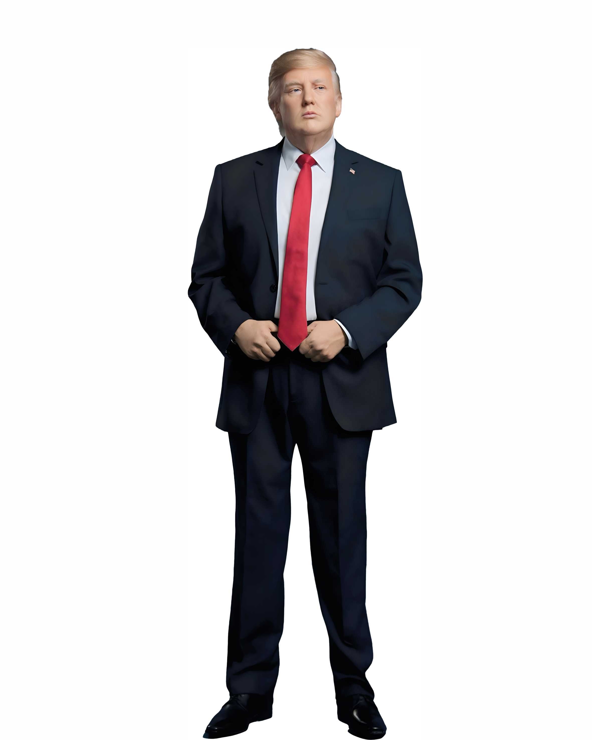 Trump Cutout Plastic Model Standee President of the United States Donald Trump Figure Model