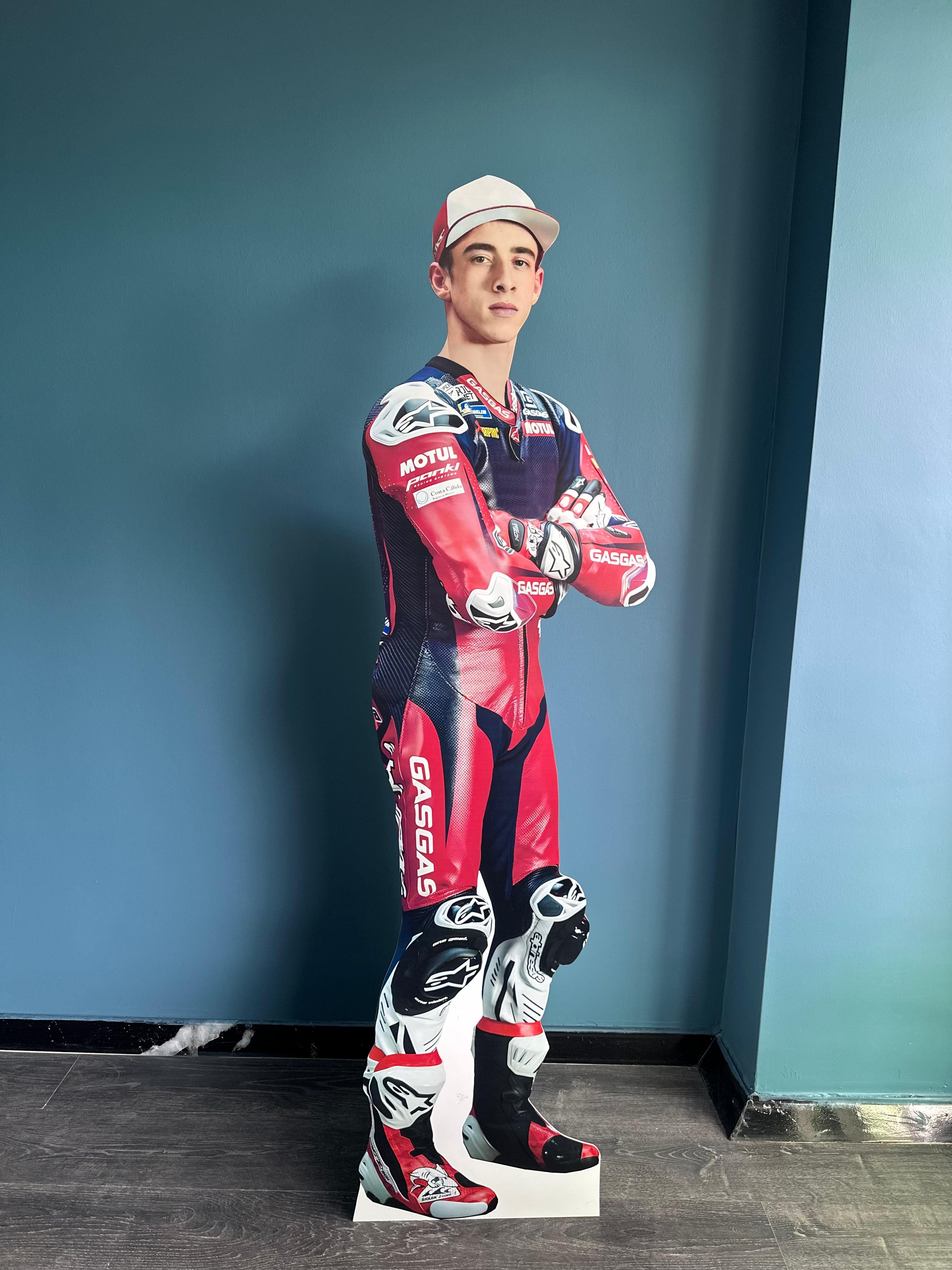 Pedro Acosta MotoGP Motorcycle Racer Cut Out Standee Cardboard Real Size Model