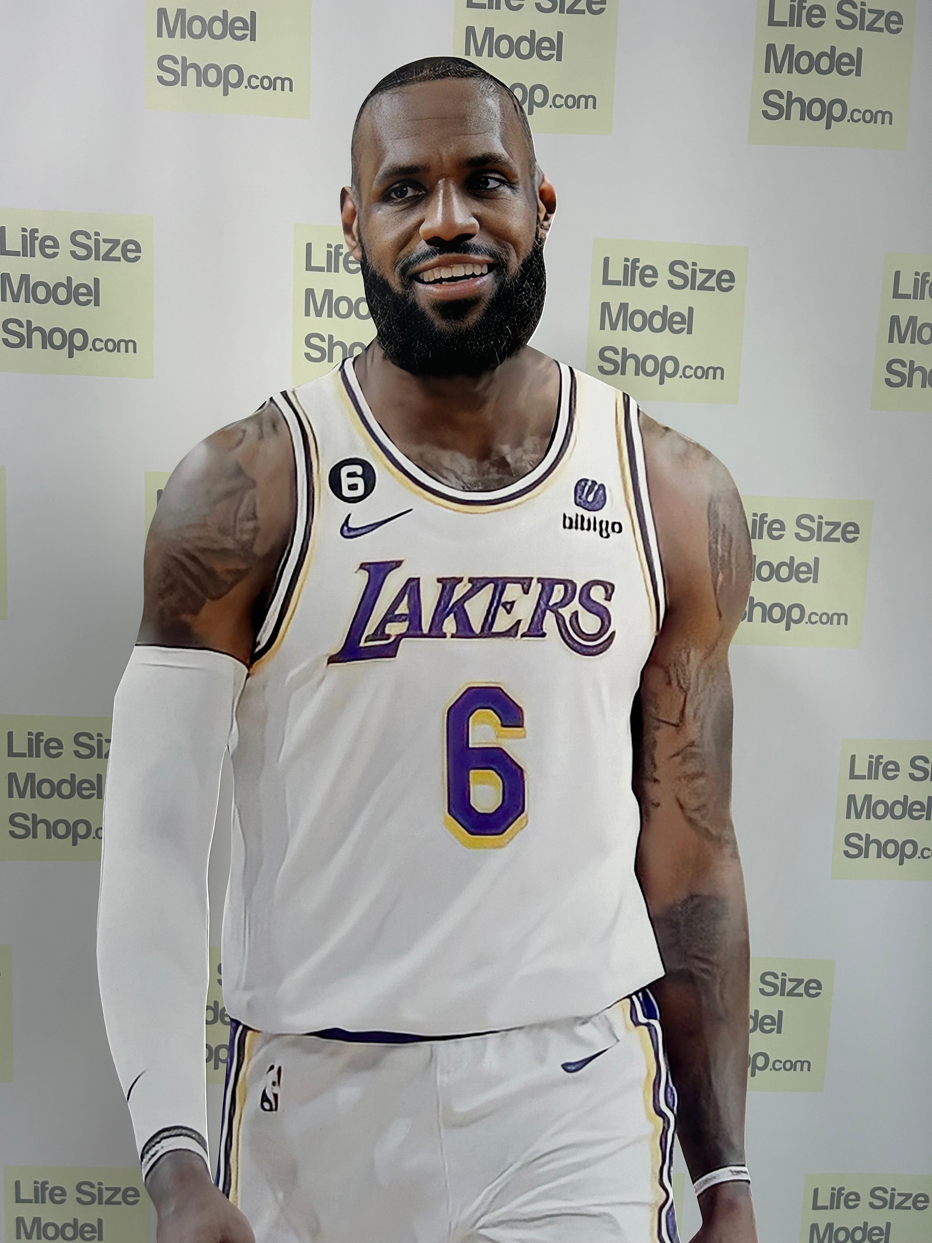 LeBron James Cardboard Cutouts Model Standee LeBron James Basketball Player Mockup