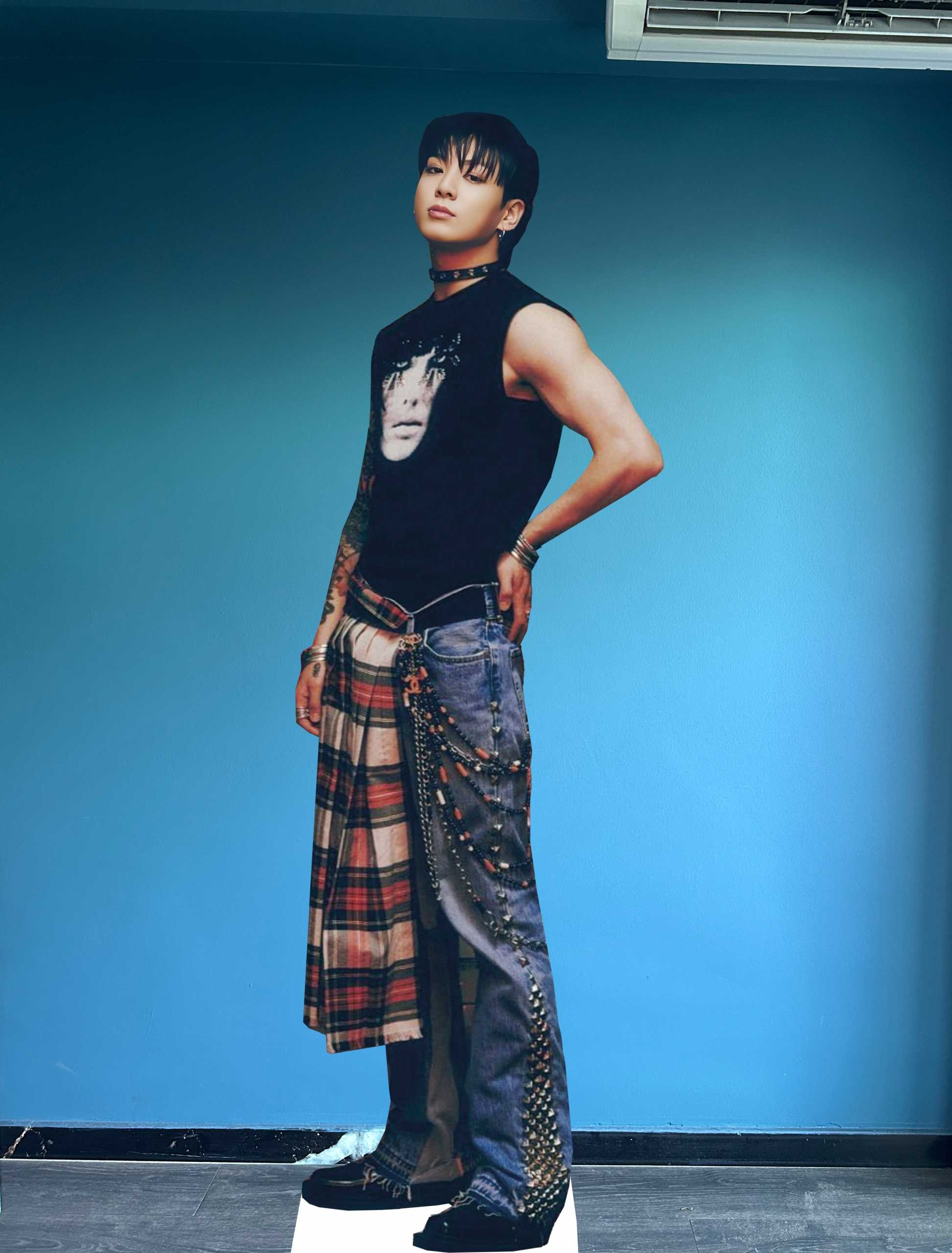 BTS Jungkook Cardboard Cutout Model 2025 Junkok Life Size Model