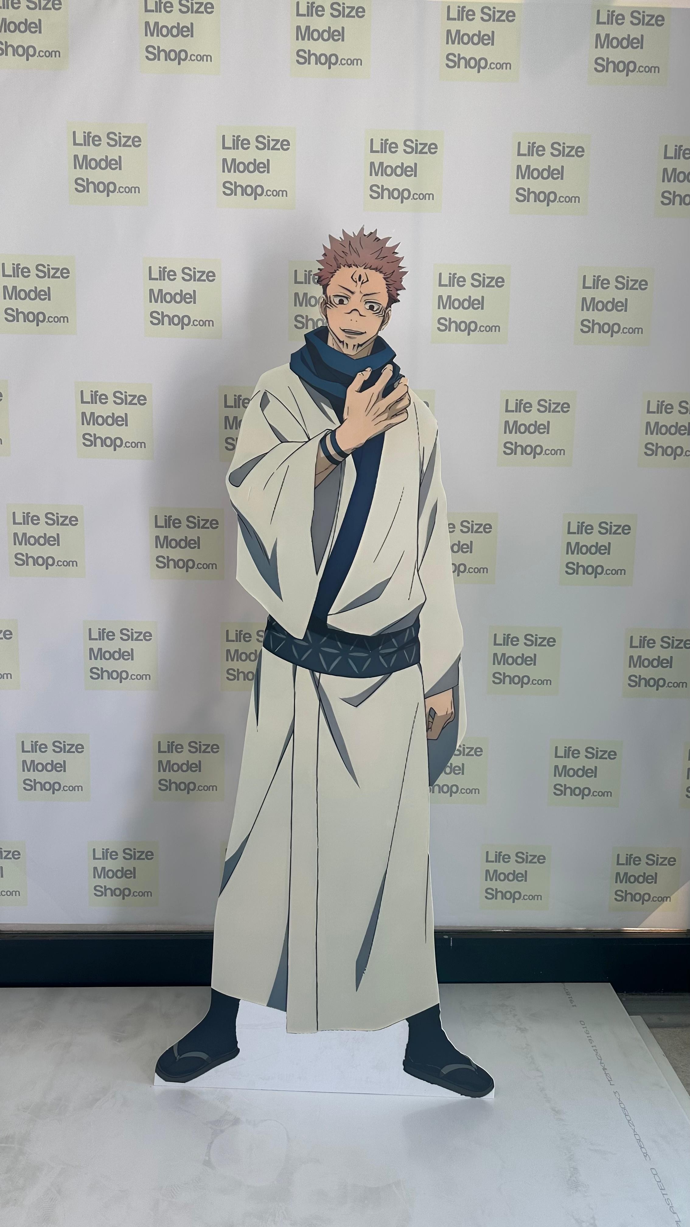 Ryomen Sukuna Cutout Standee Cardboard نموذج مجسم بالحجم الطبيعي Sukuna نموذج بالحجم الطبيعي
