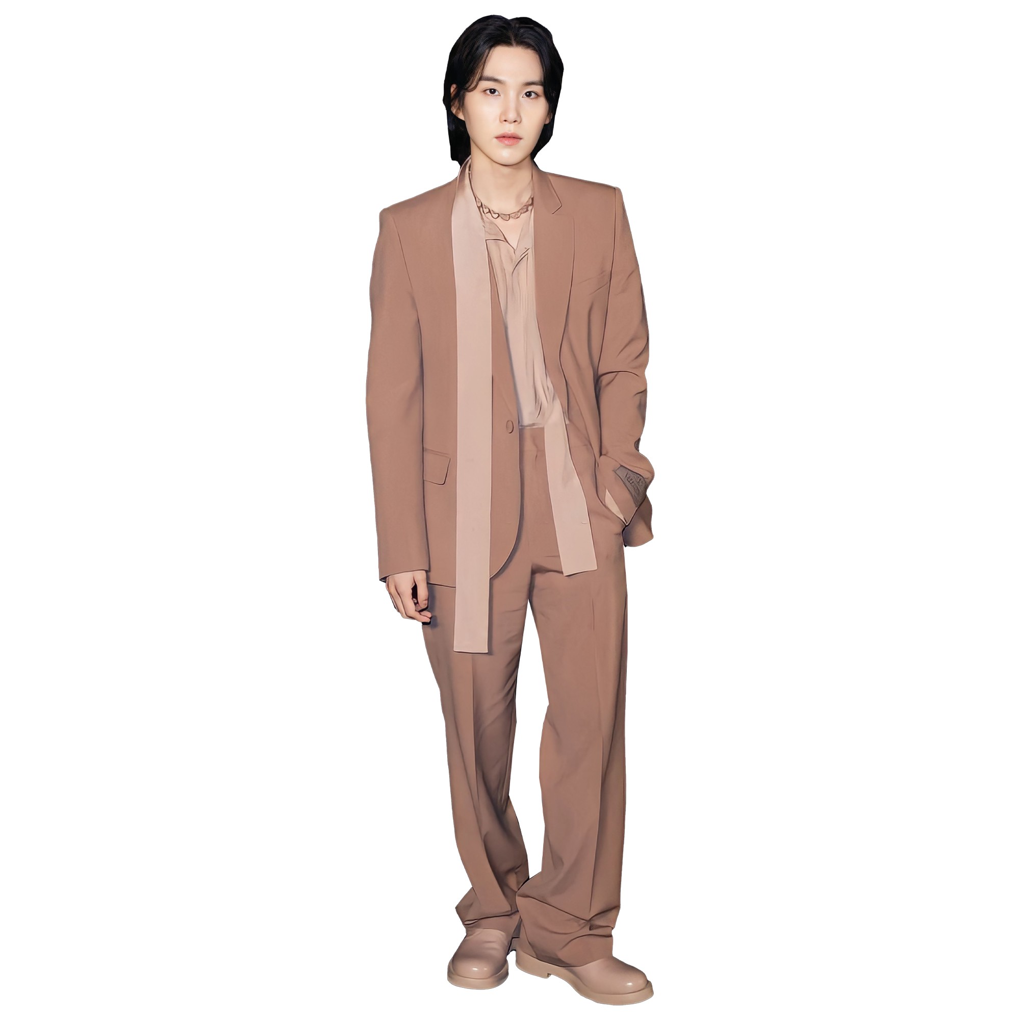 Suga Min Yoon-gi Cut Out Standee Plastik Model Life Size Cardboard