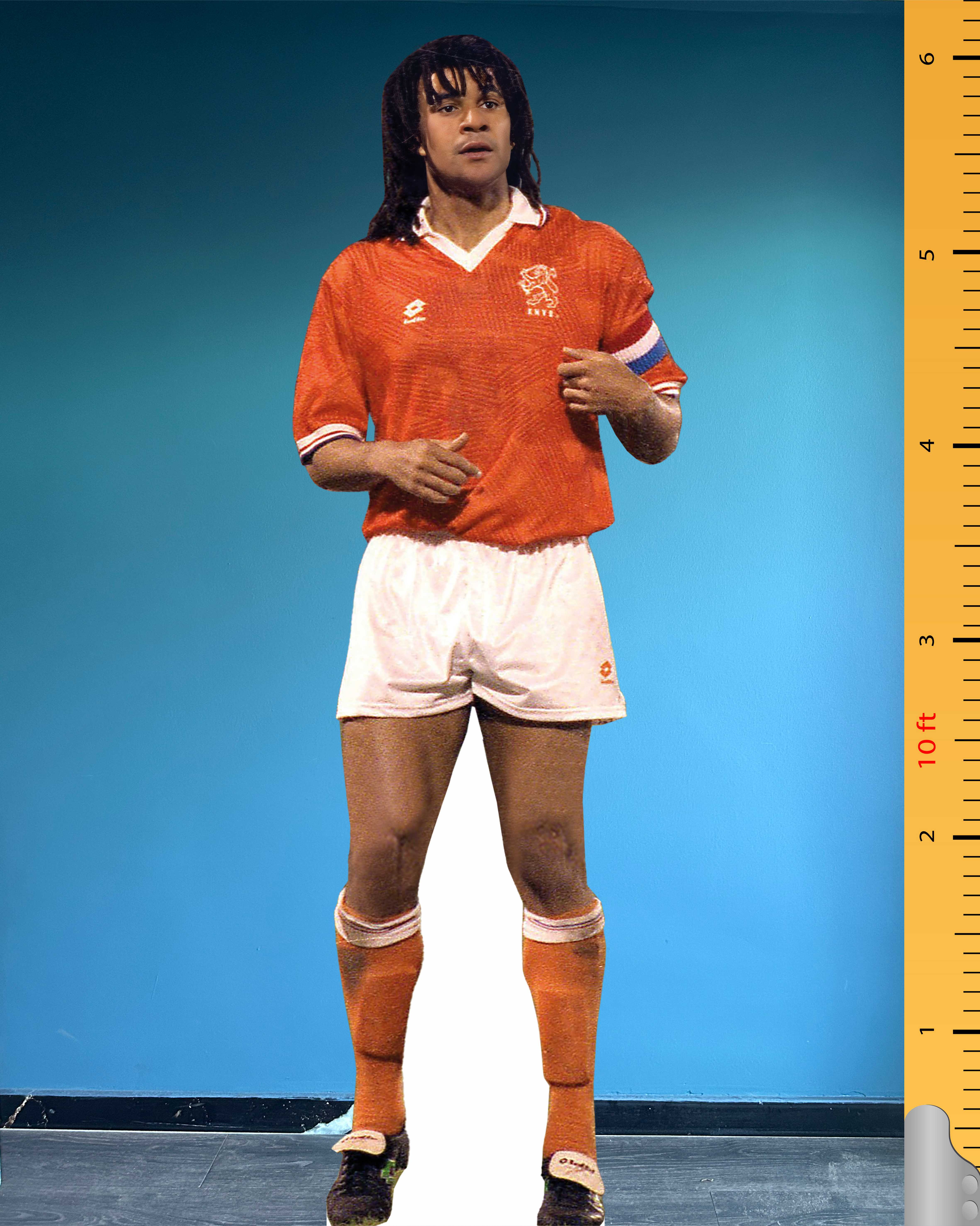 Ruud Gullit Life Size Cardboard Cutout Model Standee Celebrity Cutout Ruud Dil  